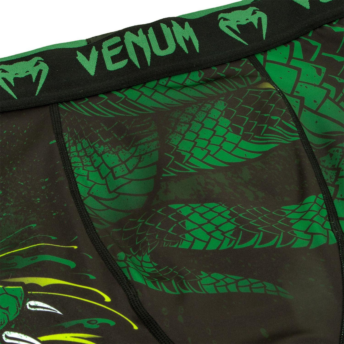 Short de compression Venum Green Viper - Noir/Vert