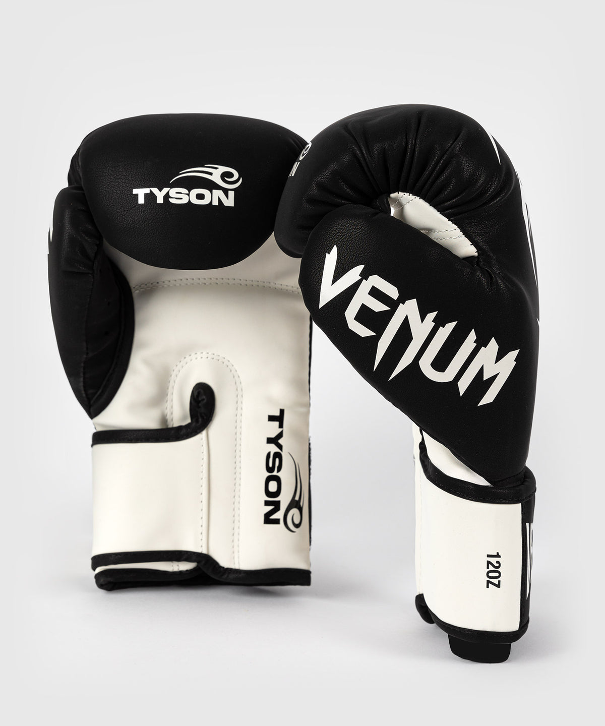 Venum Mike Tyson Replica Boxhandschuhe - Tiefschwarz/Optisch Weiß