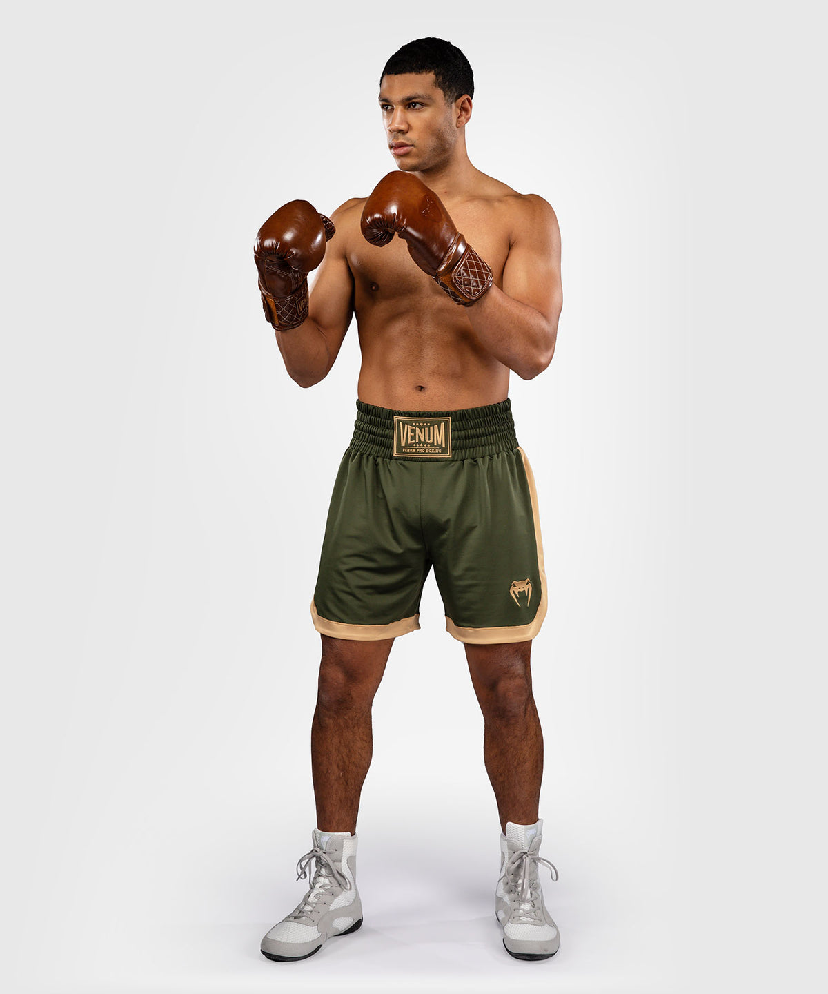 Short de boxe Venum Classic - Vert Militaire/Sable
