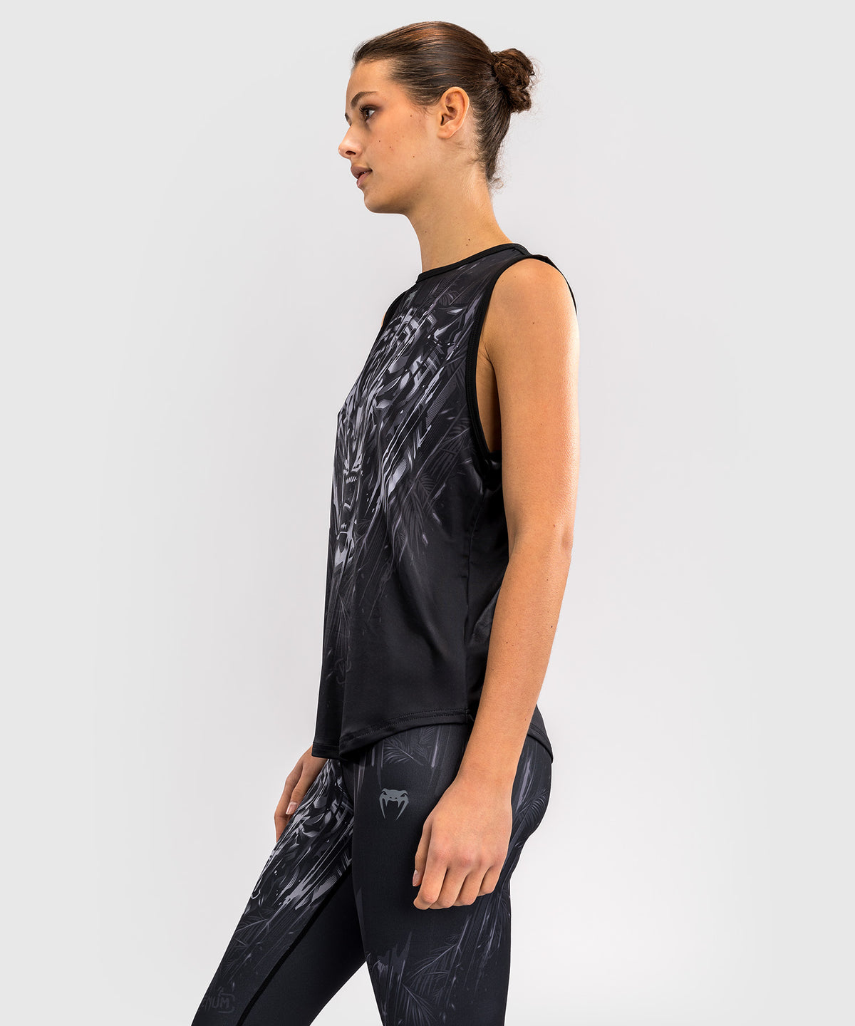 Venum Tiger Top Donna - Nero/Argento