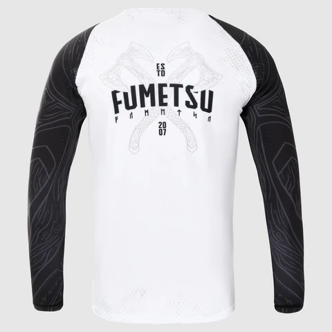 Rashguard Fumetsu Berserker - Manches Longues - Blanc/Noir