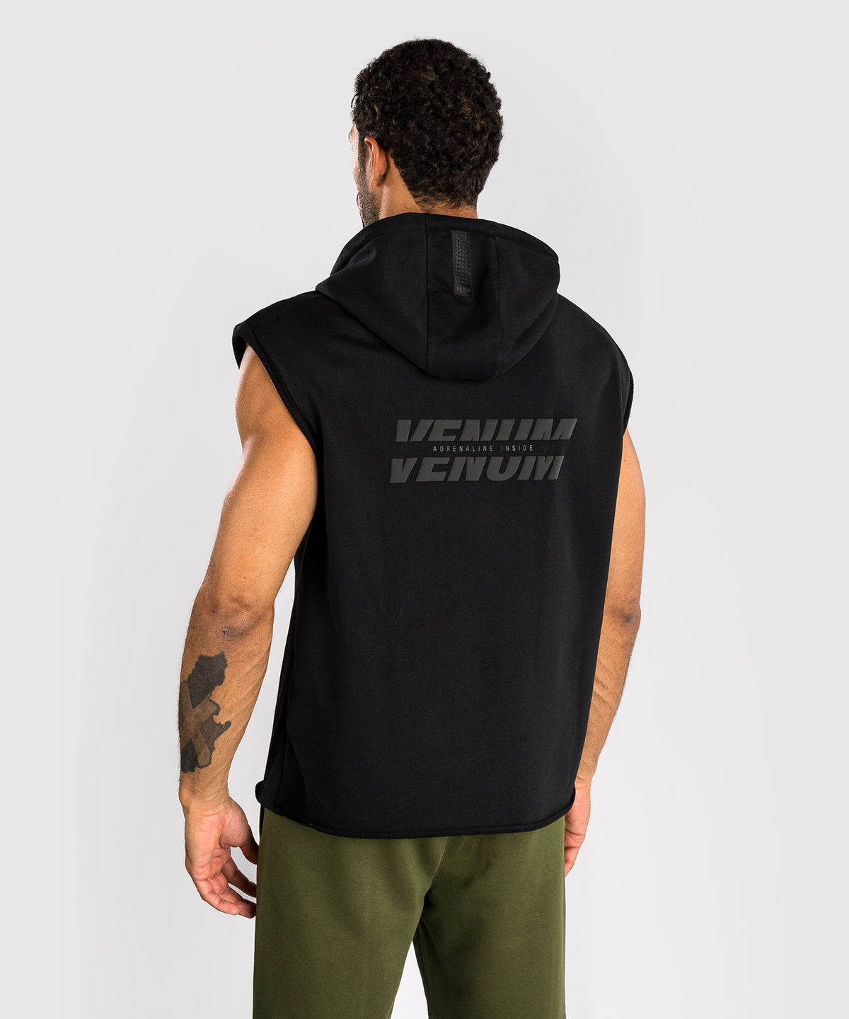 Venum Divide Ärmelloser Kapuzenpullover - Schwarz