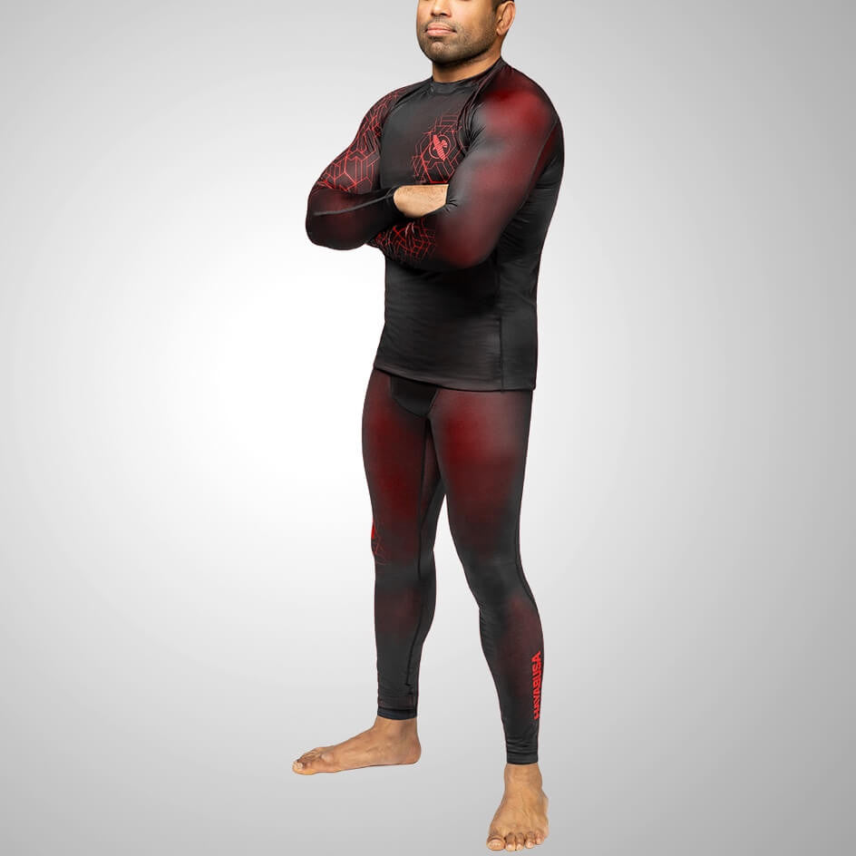 Hayabusa Geo Compression Pants - Red