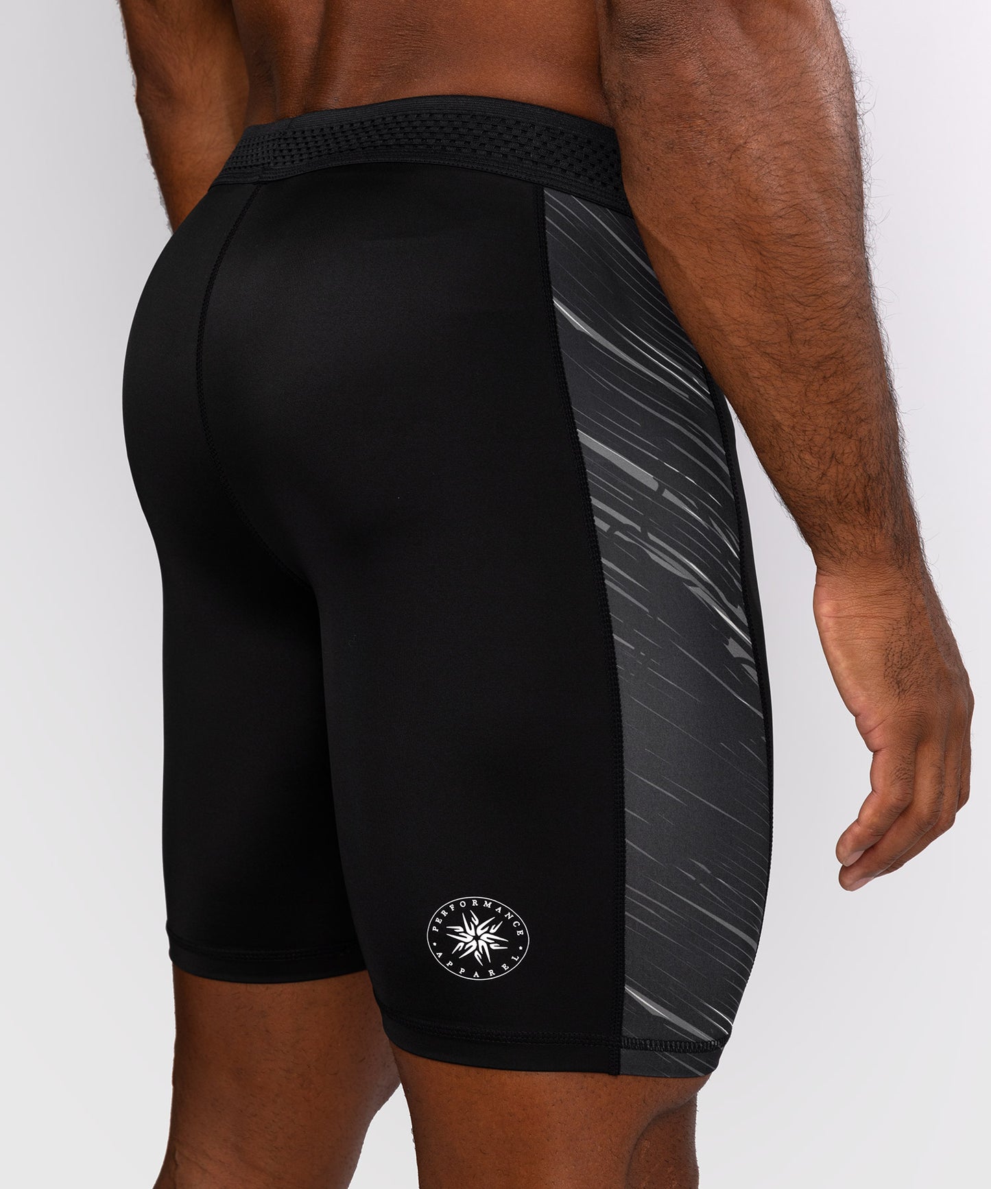 Venum Rapid Pantaloncini a compressione - Nero/Grigio Tempesta