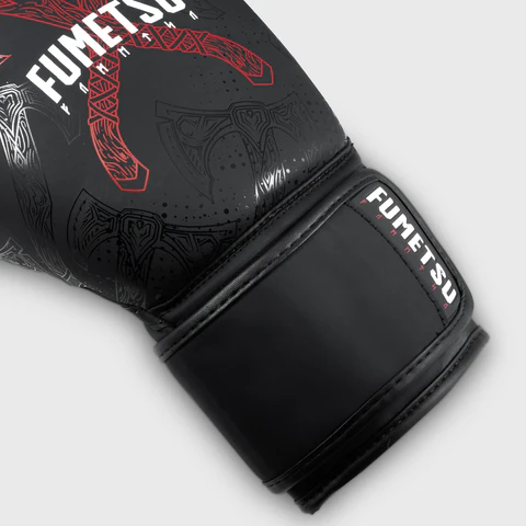 Fumetsu Berserker Boxhandschuhe - Schwarz/Rot