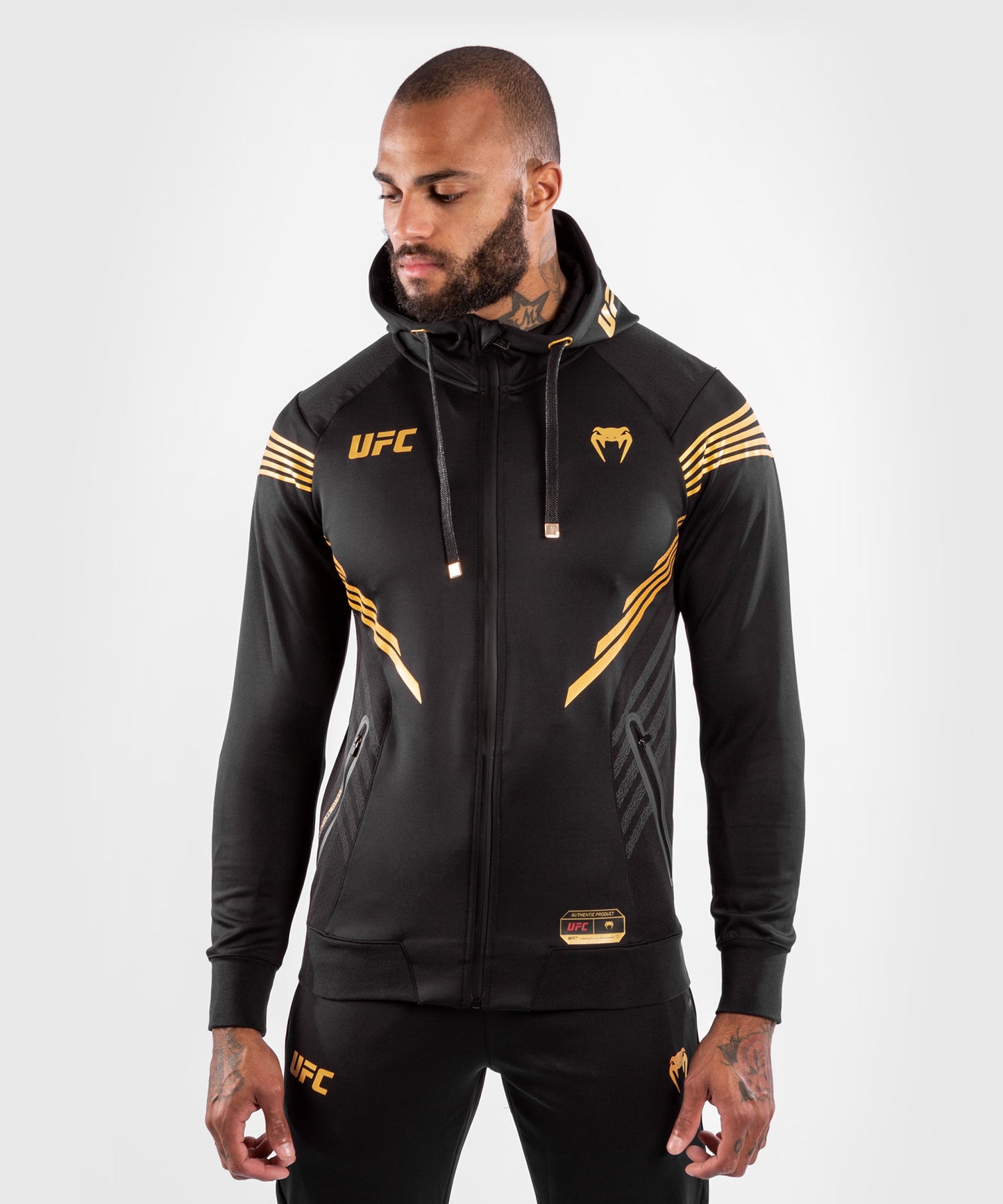 Venum UFC Authentic Fight Night Herren-Walkout-Hoodie – Champion