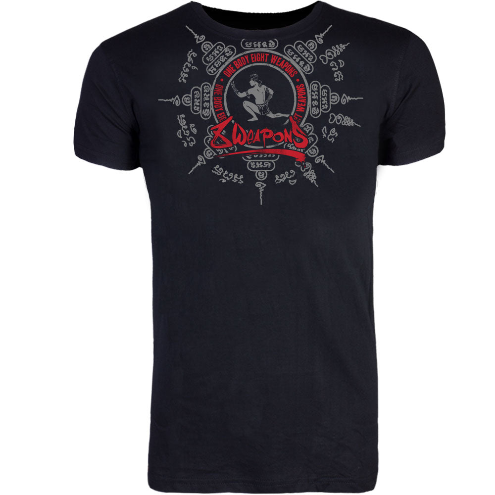 8 Weapons Eight Ways S Camiseta - Negro