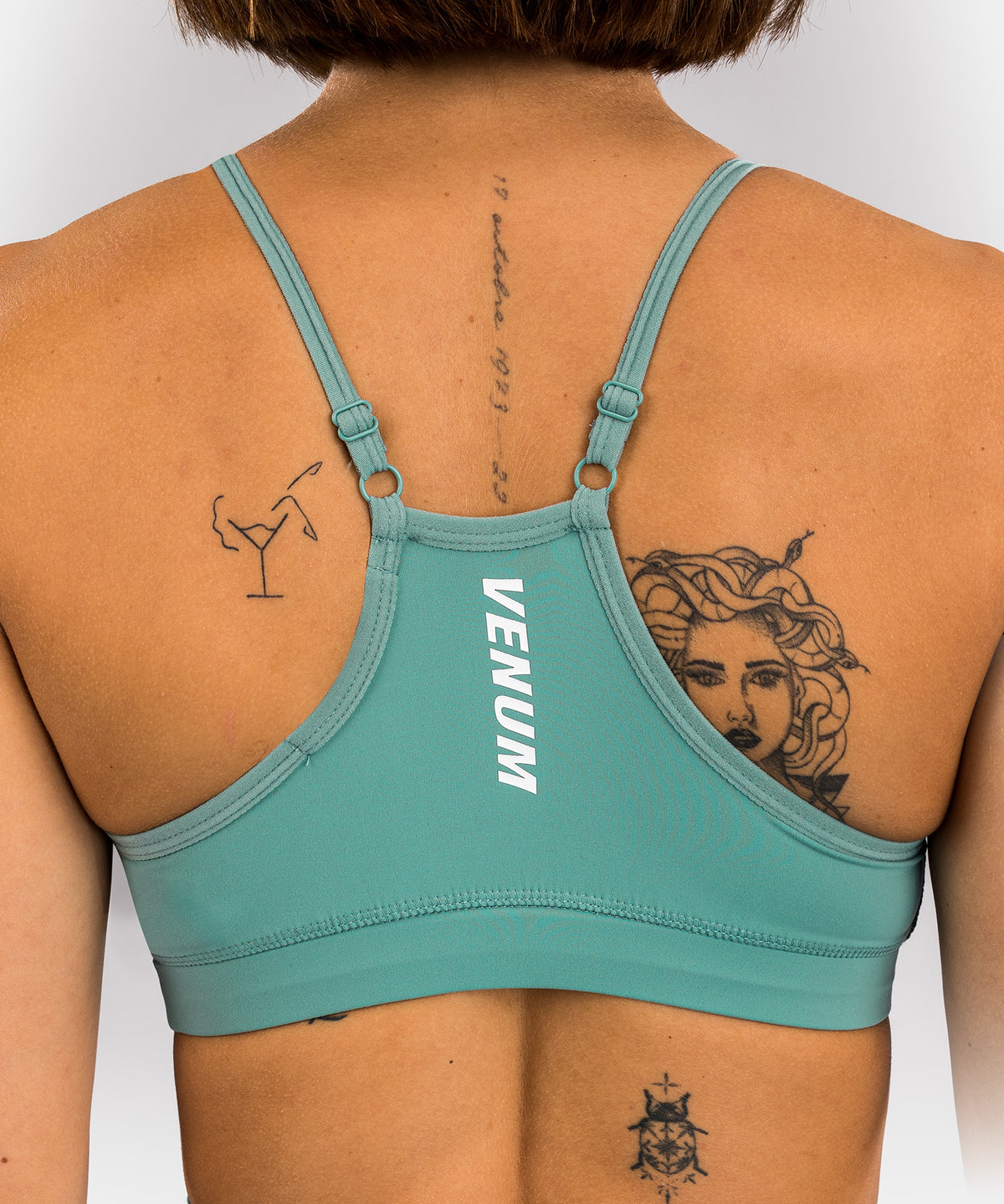 Venum Essential Low Impact Damen Sport-Bh - Aqua Grün