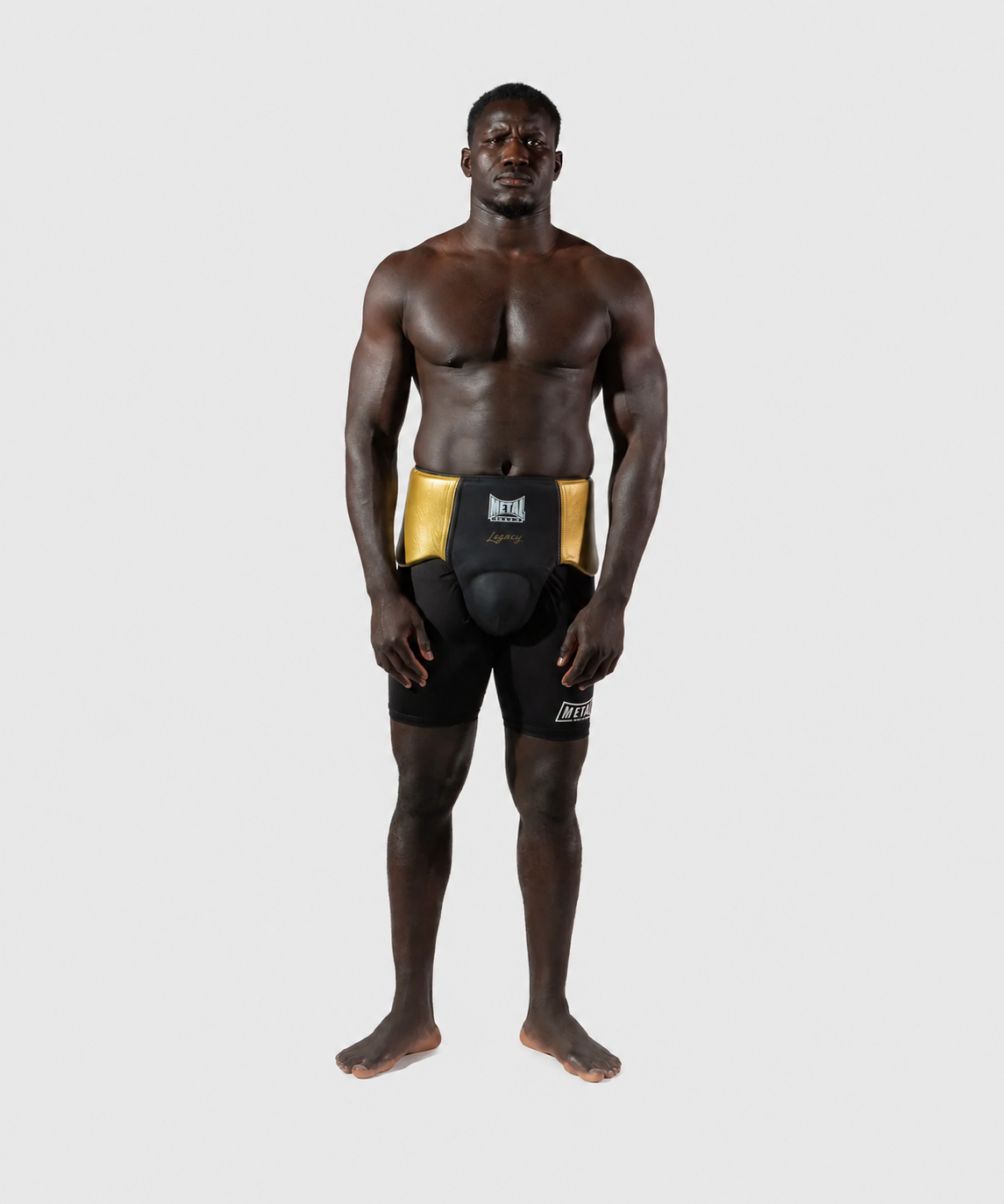 Metal Boxe Legacy Tiefschutz/Cup - Schwarz/Gold