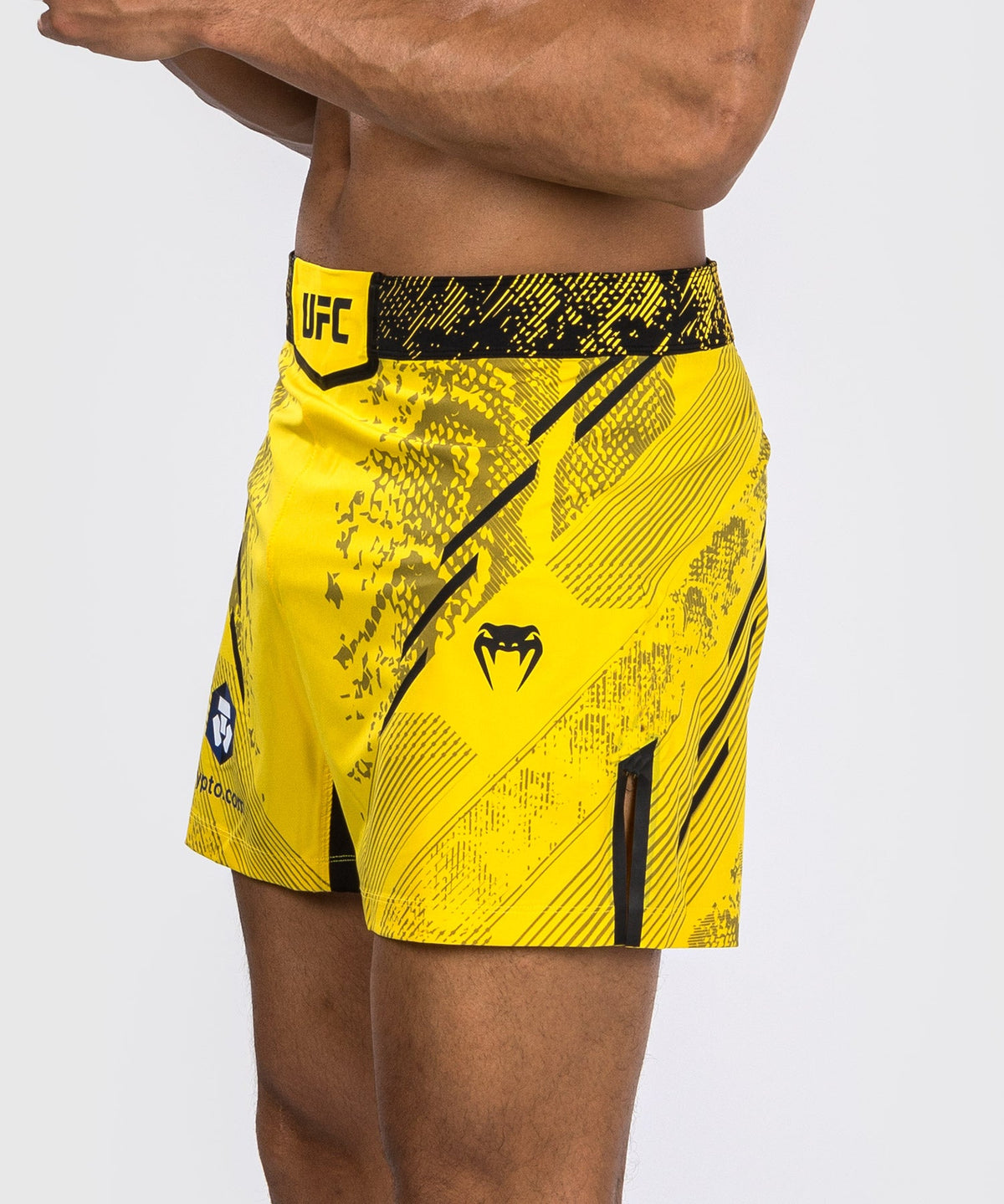 UFC Men's Adrenaline by Venum Authentic Fight Night Short - Yellow