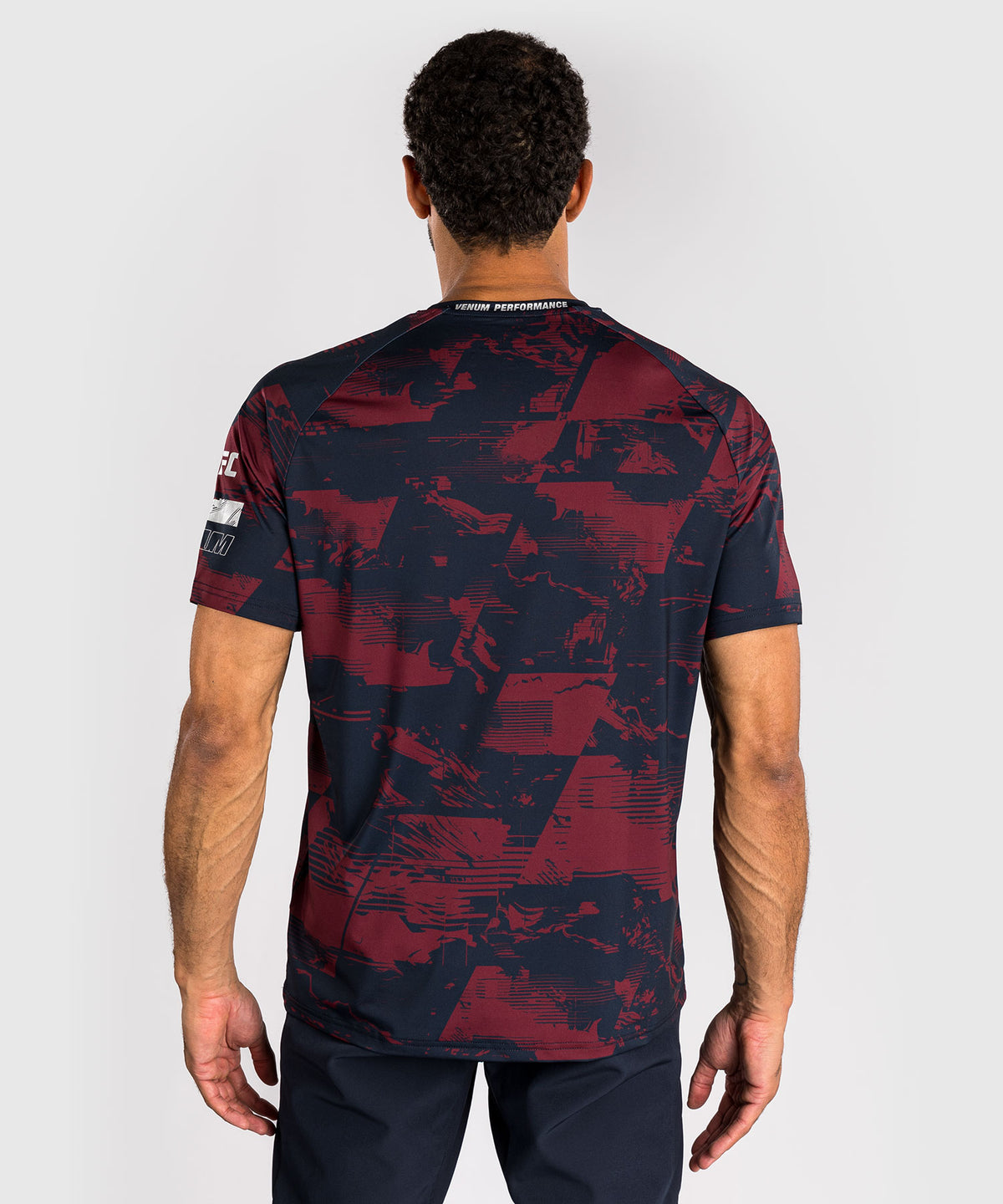 Men's UFC Zenith by Venum Burgundy Authentic Fight Week Performance Short Sleeve T-Shirt