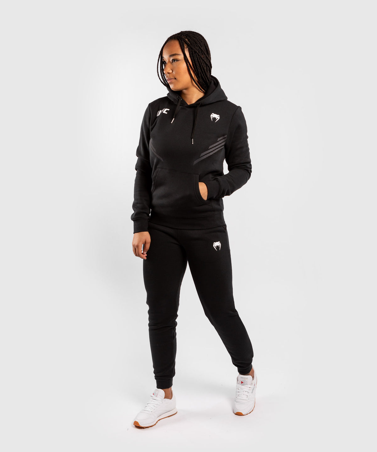 UFC Venum Replica Damen Hoodie - Schwarz
