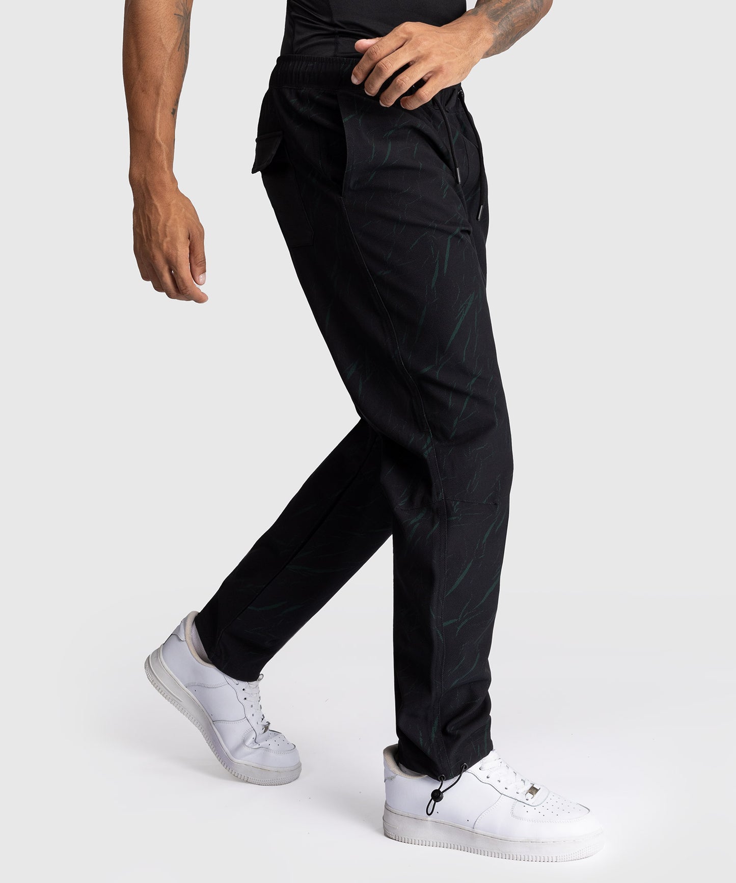 Venum Trooper Pantalones de Chándal Para Hombre - Negro/Verde Bosque