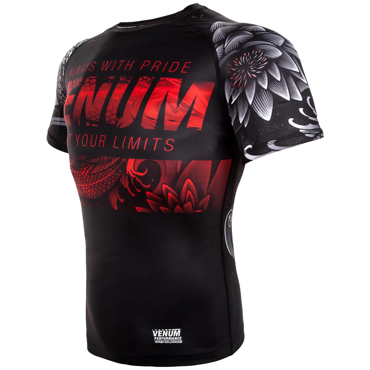Venum Koi 2.0 Rashguard - Kurzarm - Schwarz/Weiß