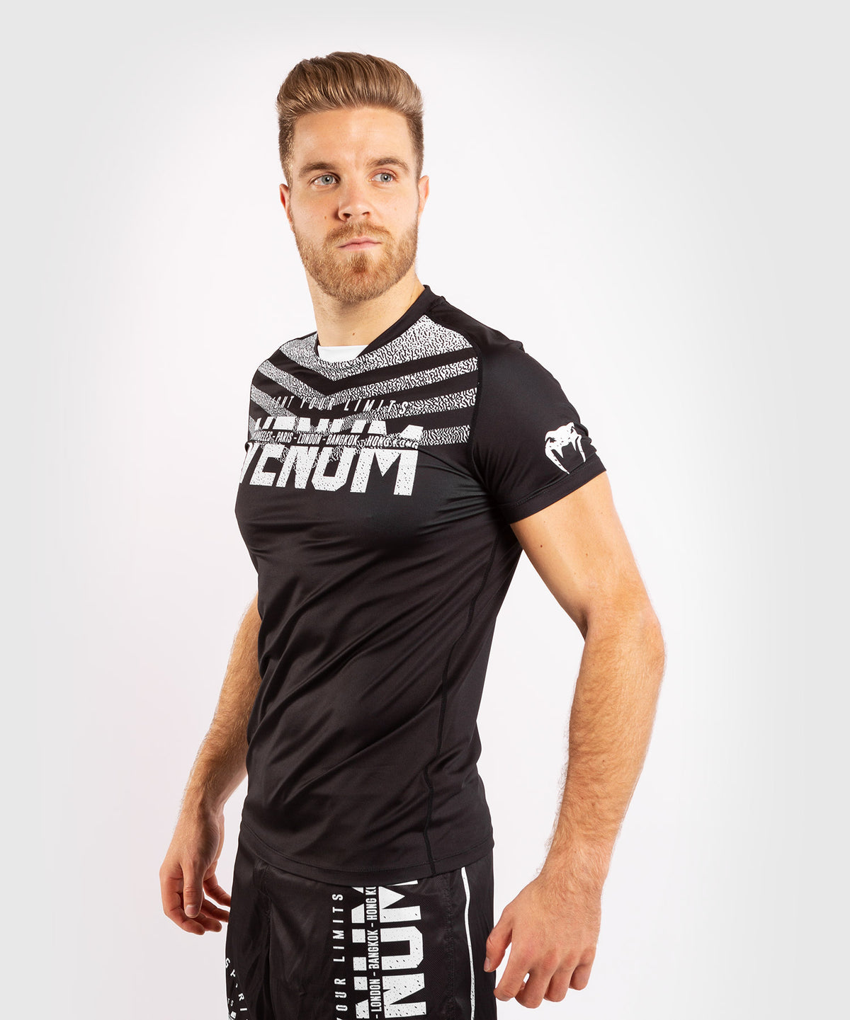 T-shirt Dry Tech Venum Signature - Noir/Blanc