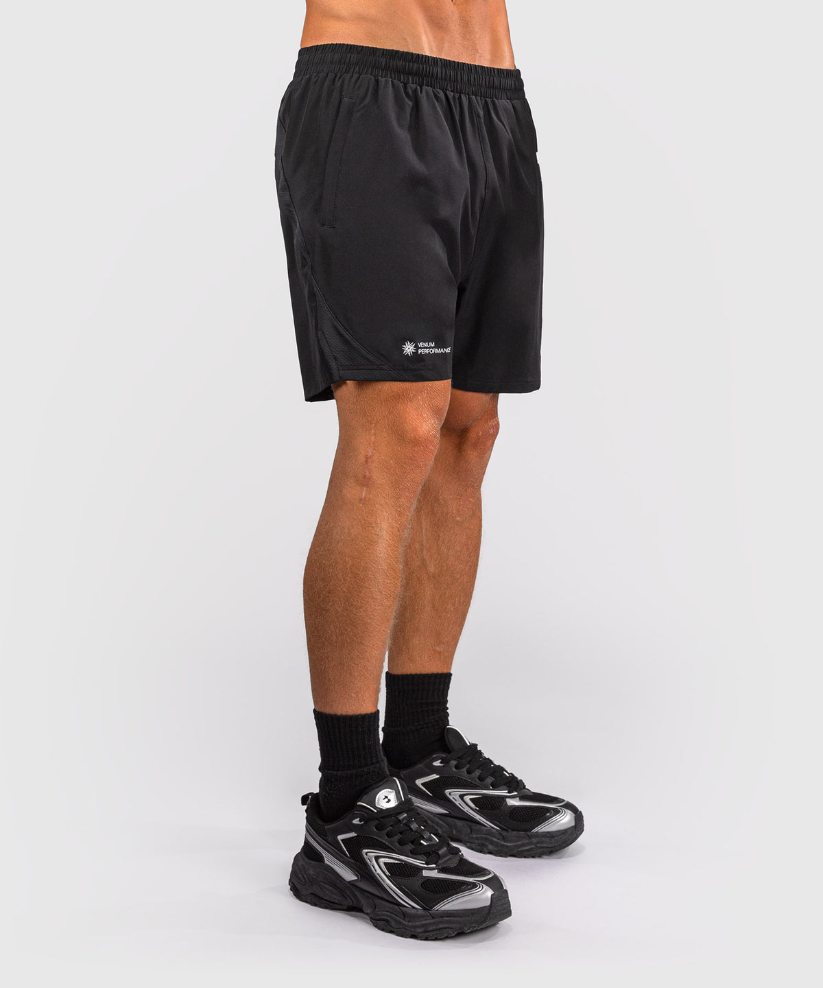 Venum G-Fit Scales Trainingsshorts – Schwarz/Anthrazitgrau