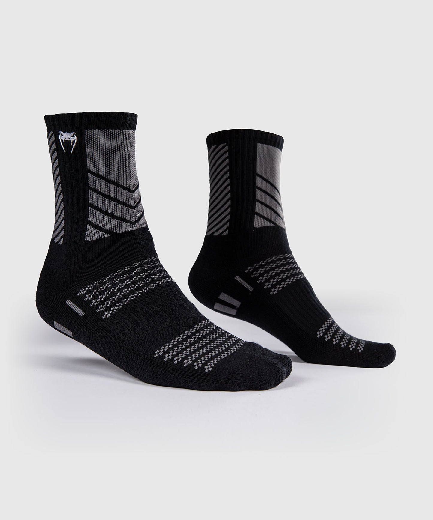 Venum Vector Crew Socks 3 Pack - Black/Grey