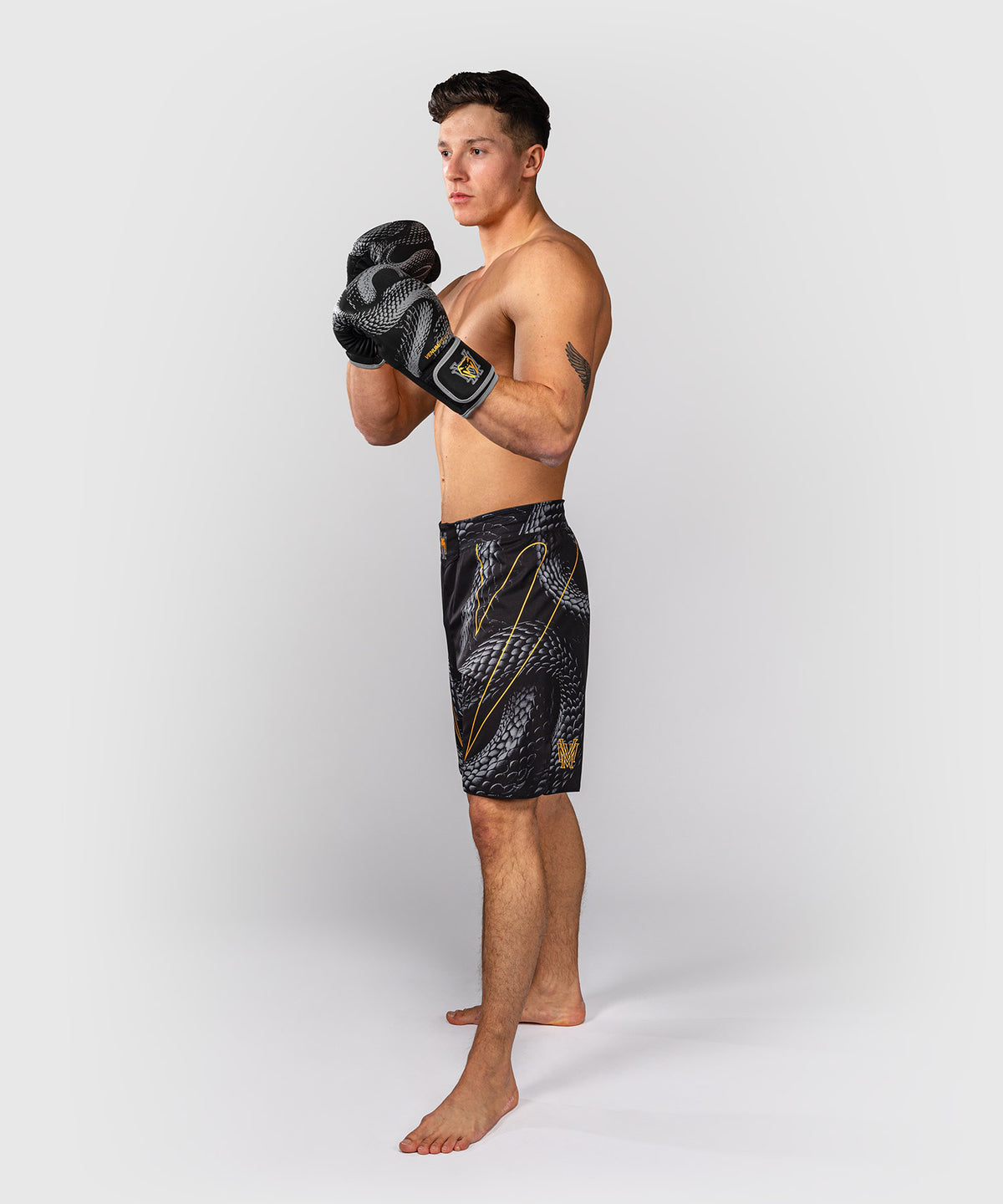 Venum Matupa Fightshorts - Schwarz/Grau/Gold