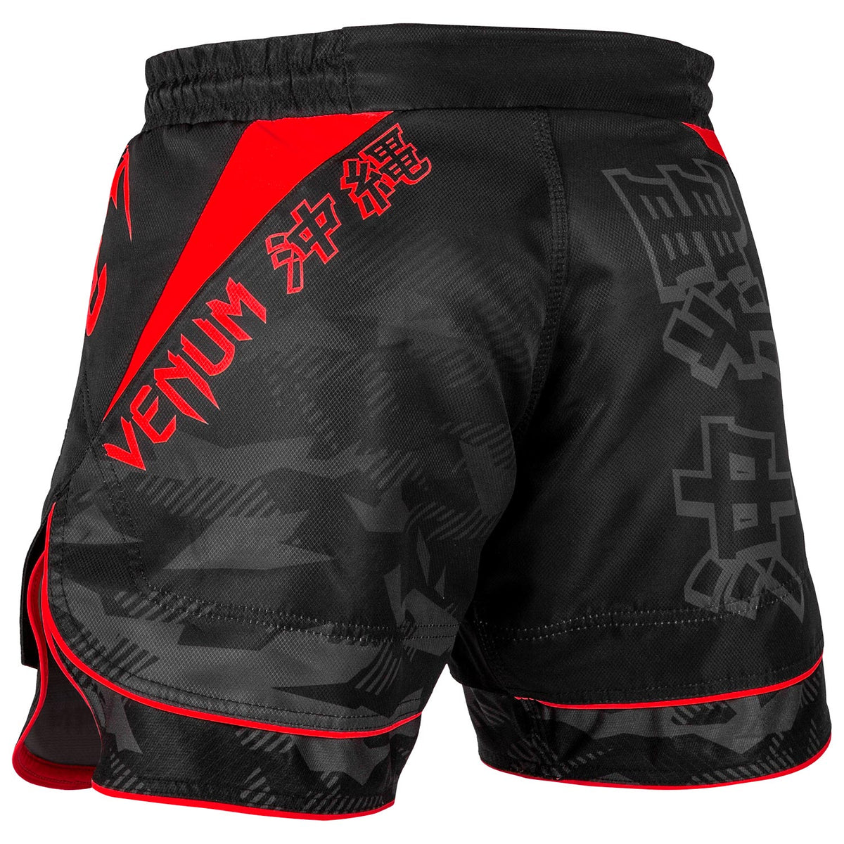 Pantaloncini da combattimento Venum Okinawa 2.0 - Nero/Rosso