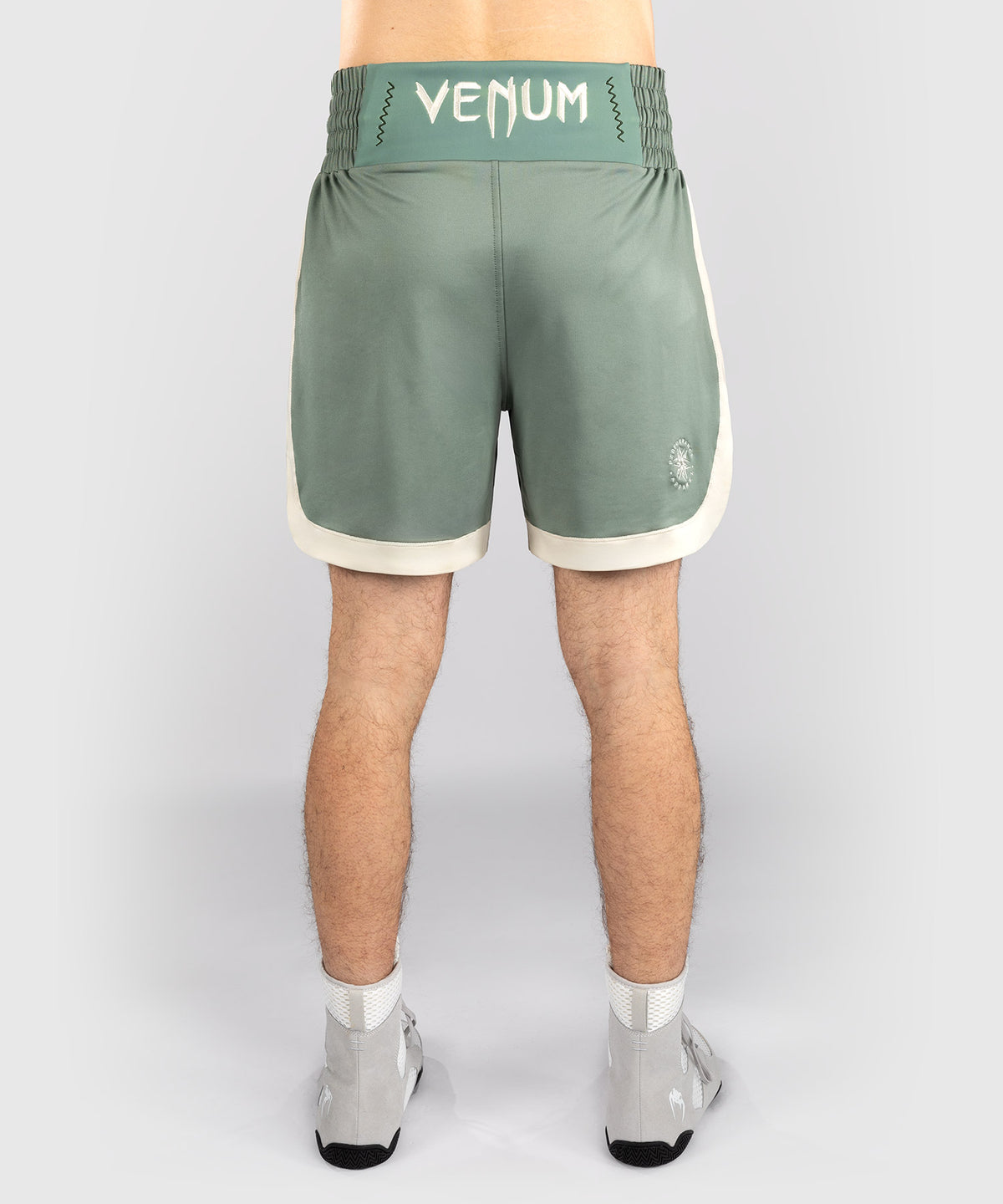Short de boxe Venum Classic - Vert d'eau/Ivoire