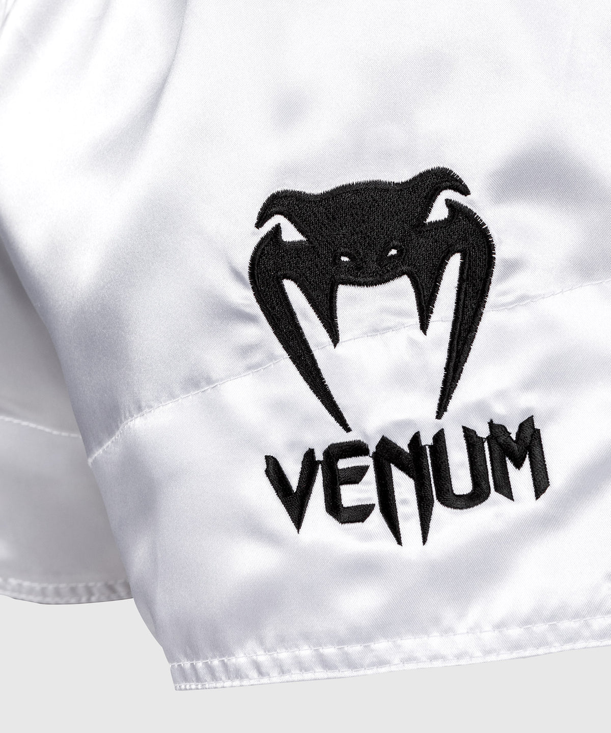 Short de Muay Thai Venum Classic - Blanc/Noir
