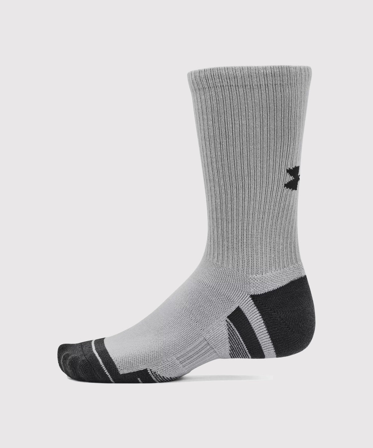 Lot De 3 Paires De Chaussettes Hautes Under Armour Ua Performance Tech - Blanc/Noir/Gris