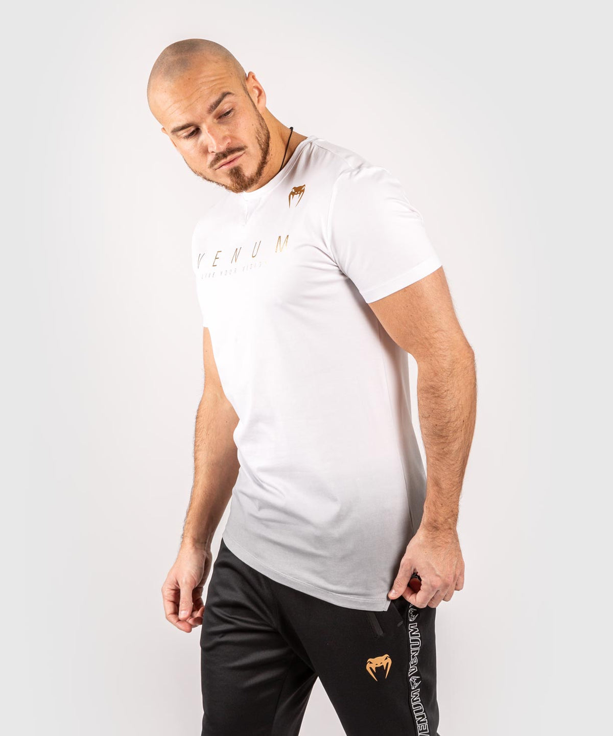 T-shirt Venum LiveYourVision - Blanc/Noir