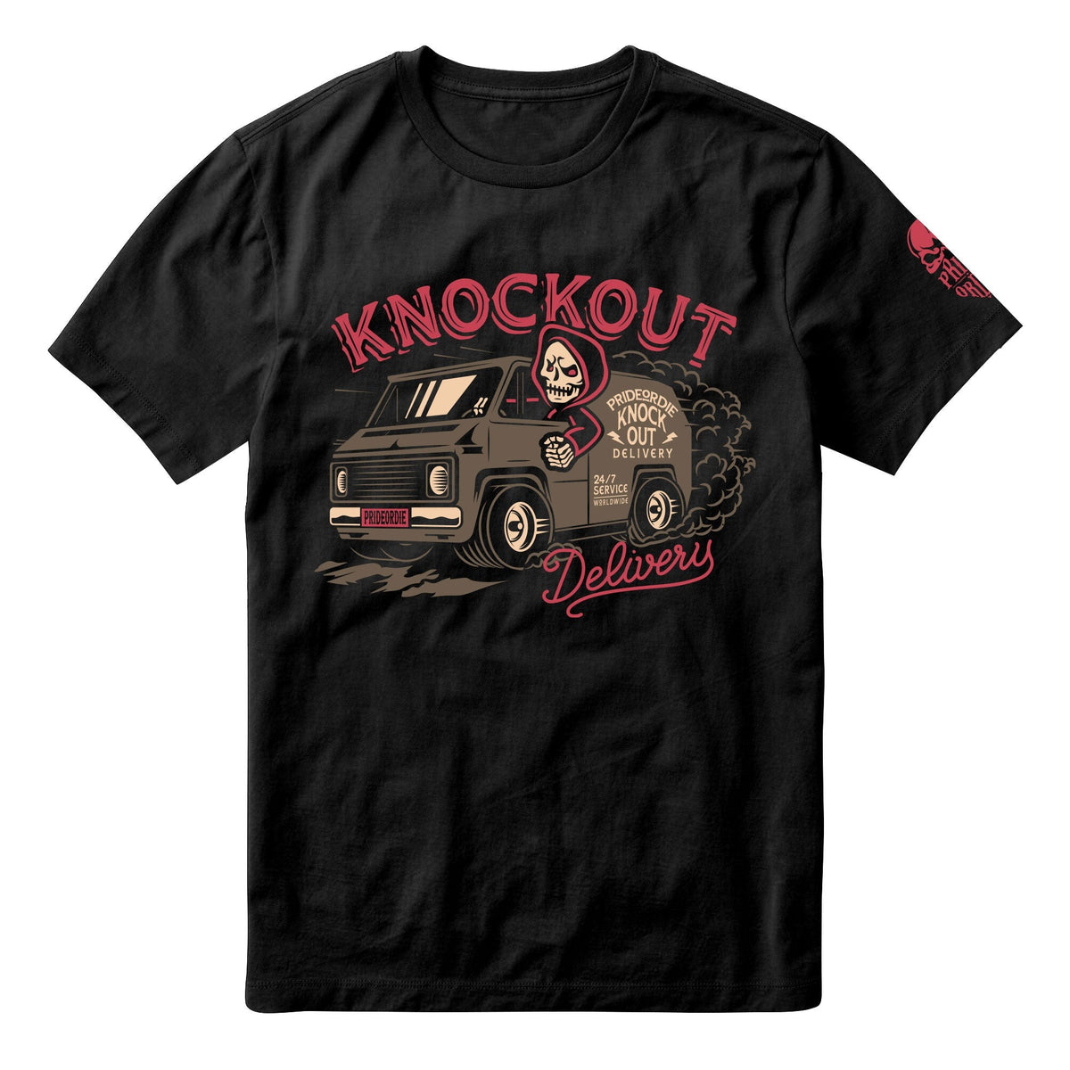Pride Or Die Knockout Delivery Maglietta da Allenamento - Nero