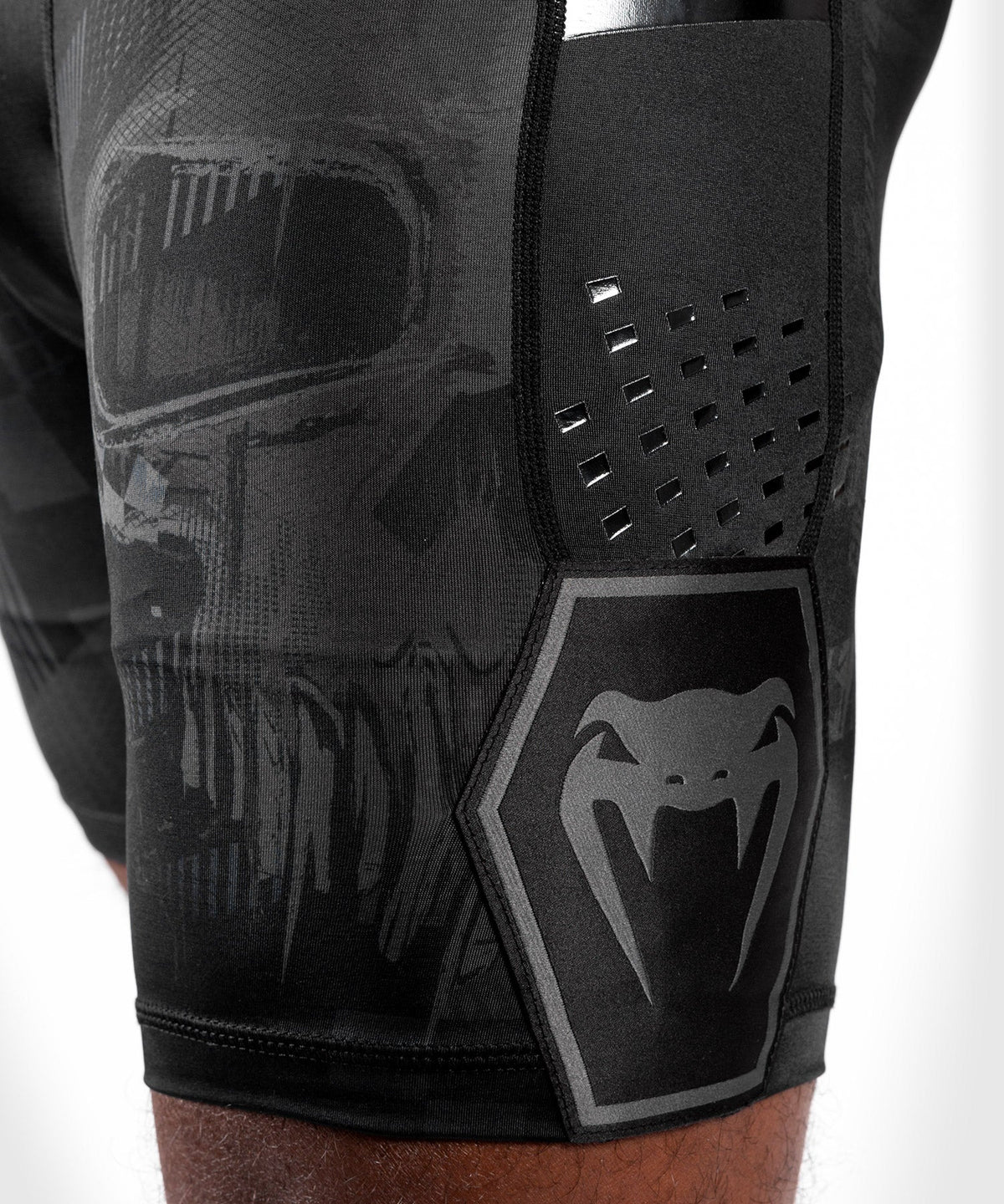 Short de compression Venum Skull - Noir/Noir