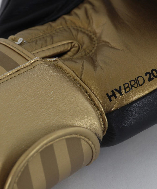 Adidas Hybrid 200 Guantoni da Boxe - Nero/Oro