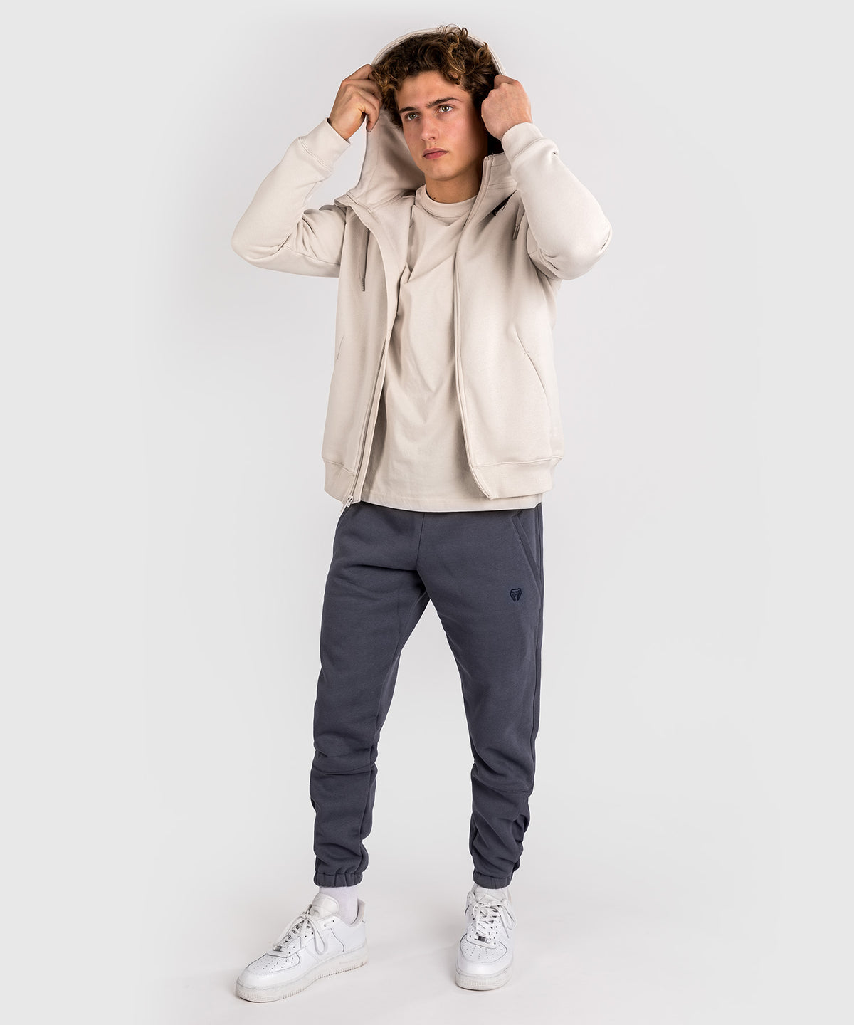 Venum Strikeland  Full Zip Hoodie - Greige