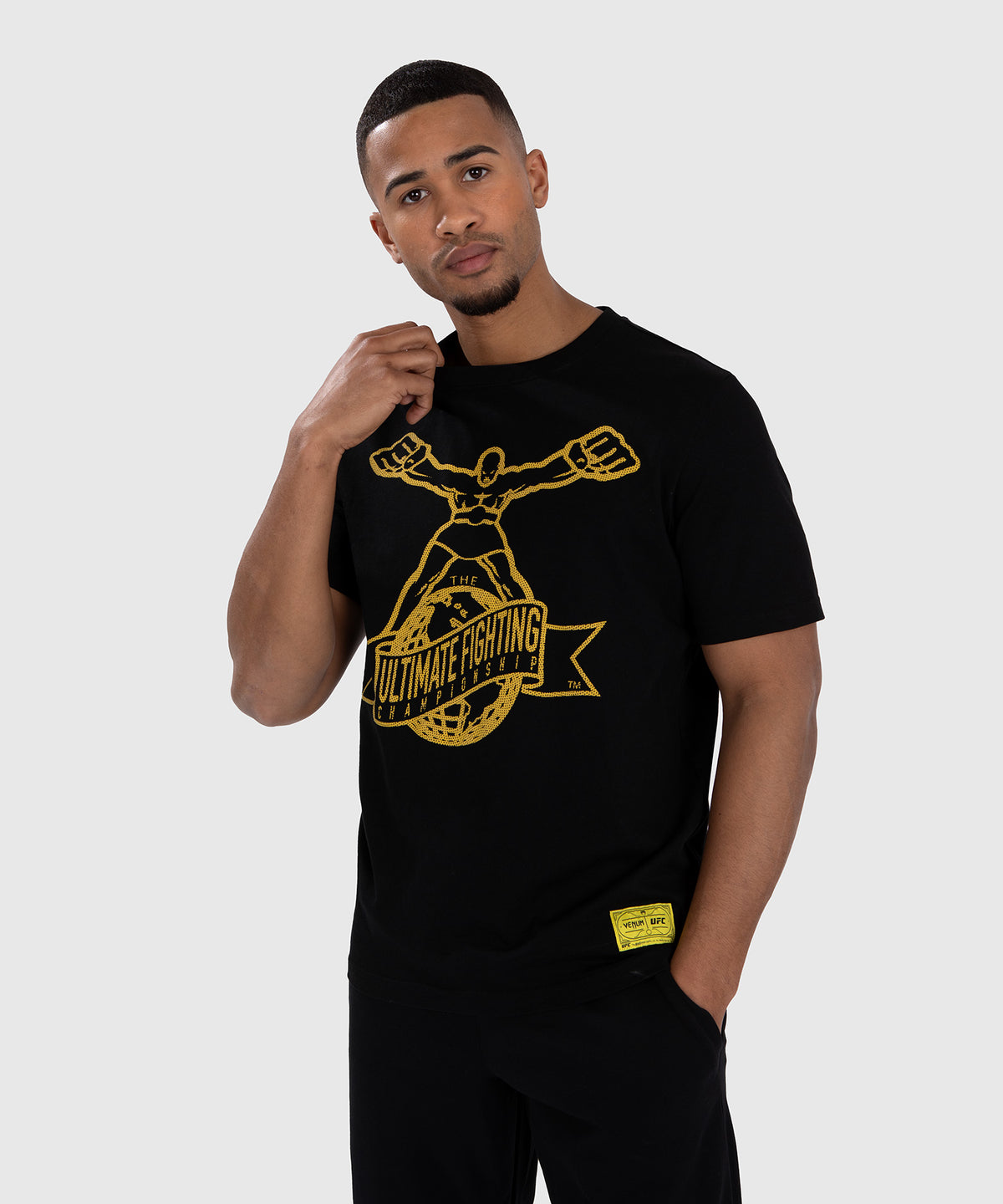 UFC by Venum Ulti-Man T-Shirt - Schwarz/gelb   