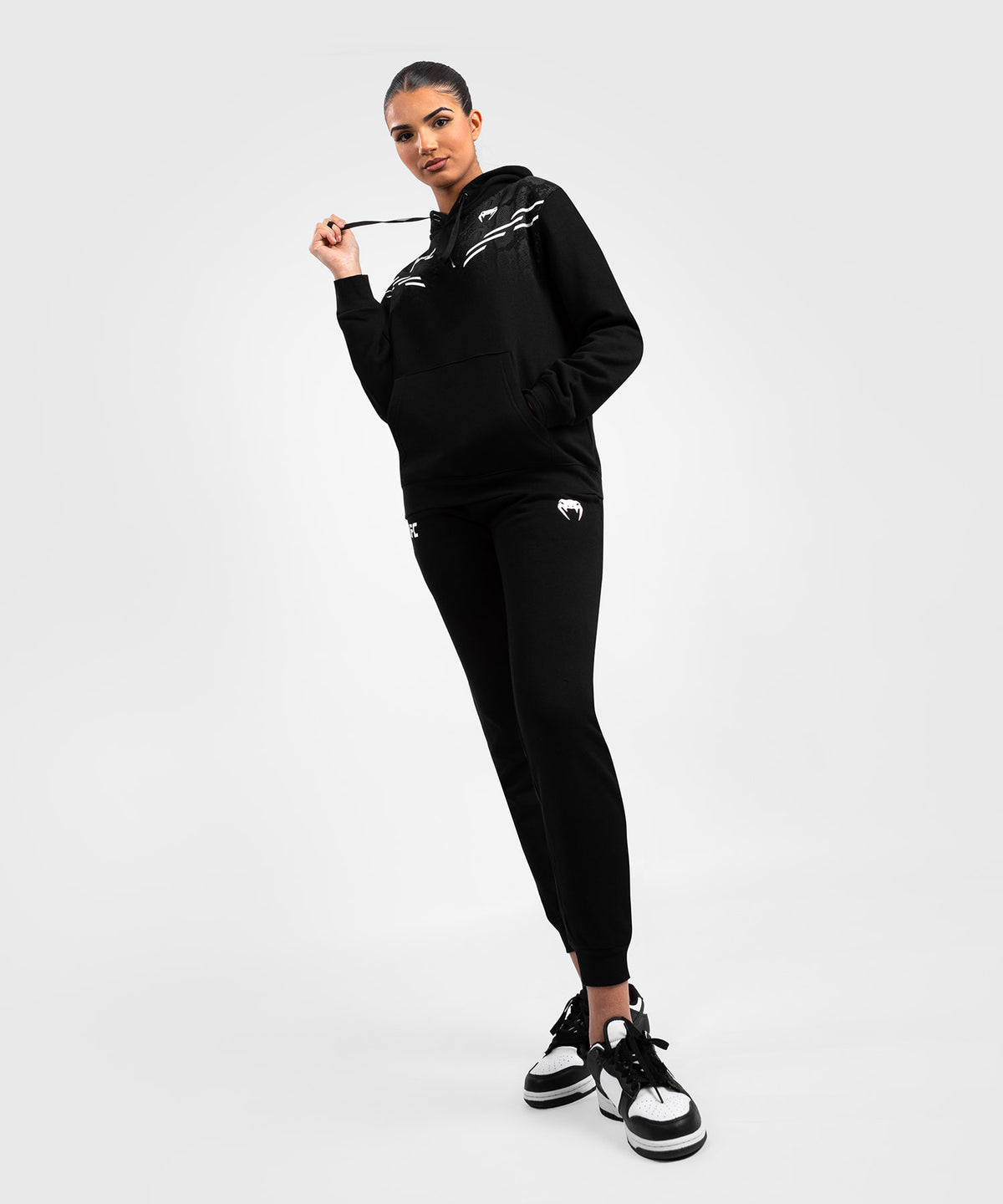 UFC Adrenaline by Venum Replica Damen Pullover Hoodie - Schwarz