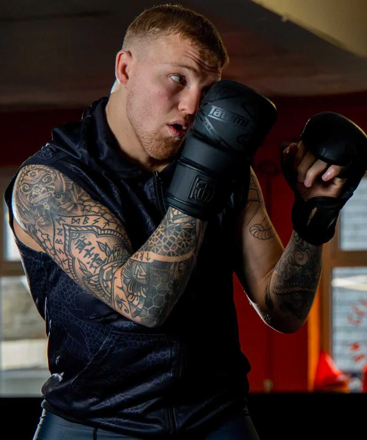 Gants de MMA Obsidian Tatami Fightwear - Noir