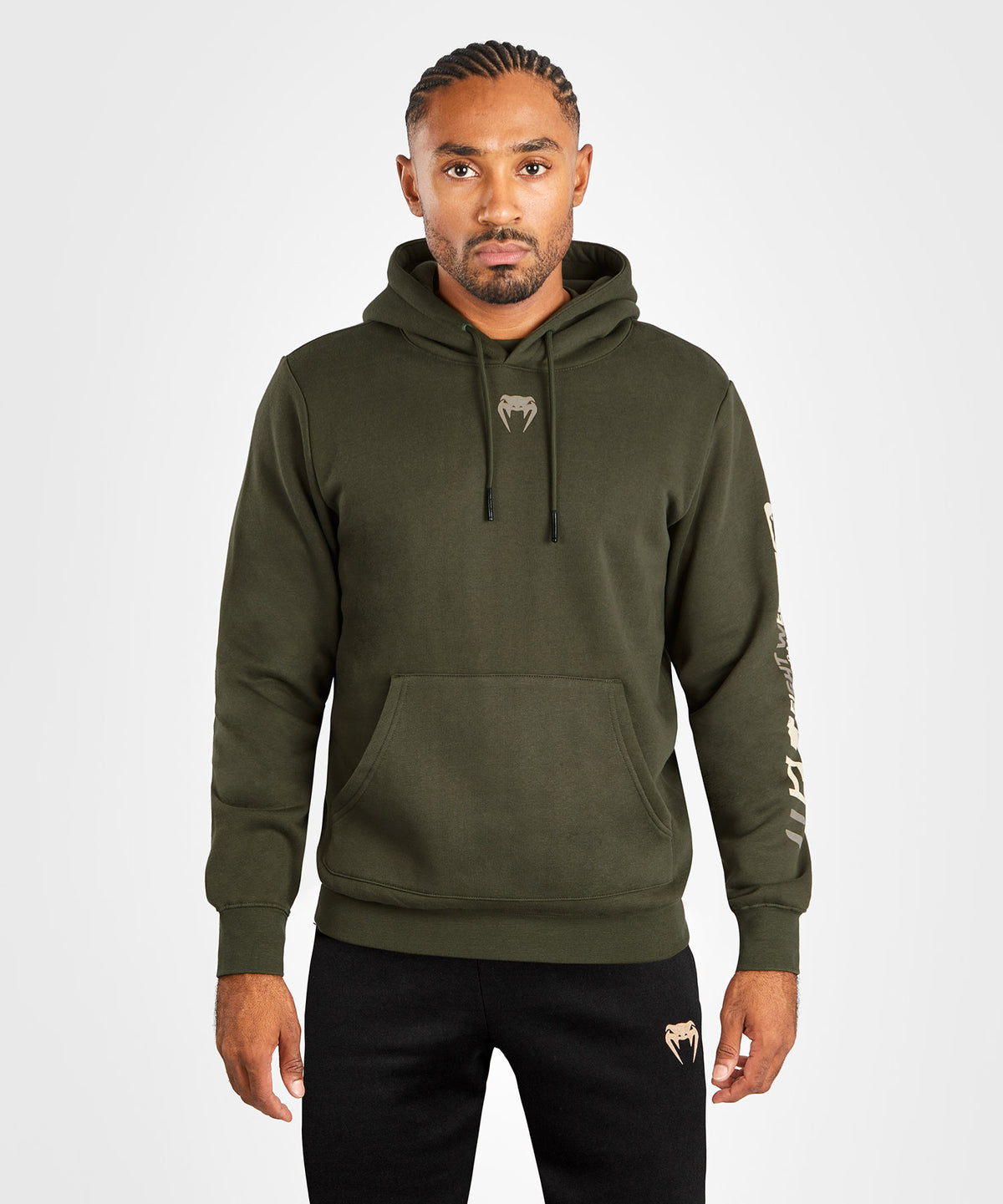 UFC Adrenaline by Venum Fight Week Felpa con cappuccio da Uomo - Khaki