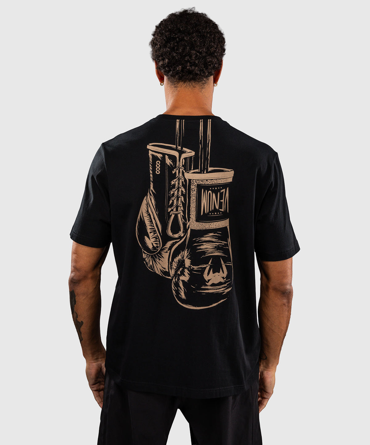 Venum Fight Icon T-shirt in Cotone - Nero