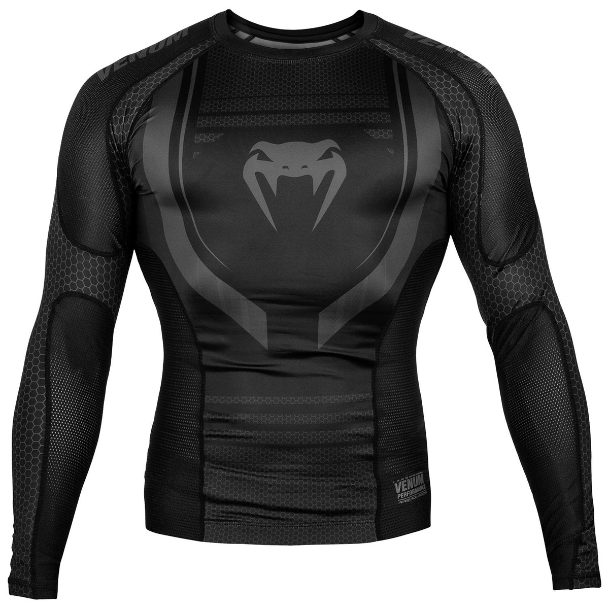 Venum Technical 2.0 Rashguard Langarm - Schwarz/Schwarz