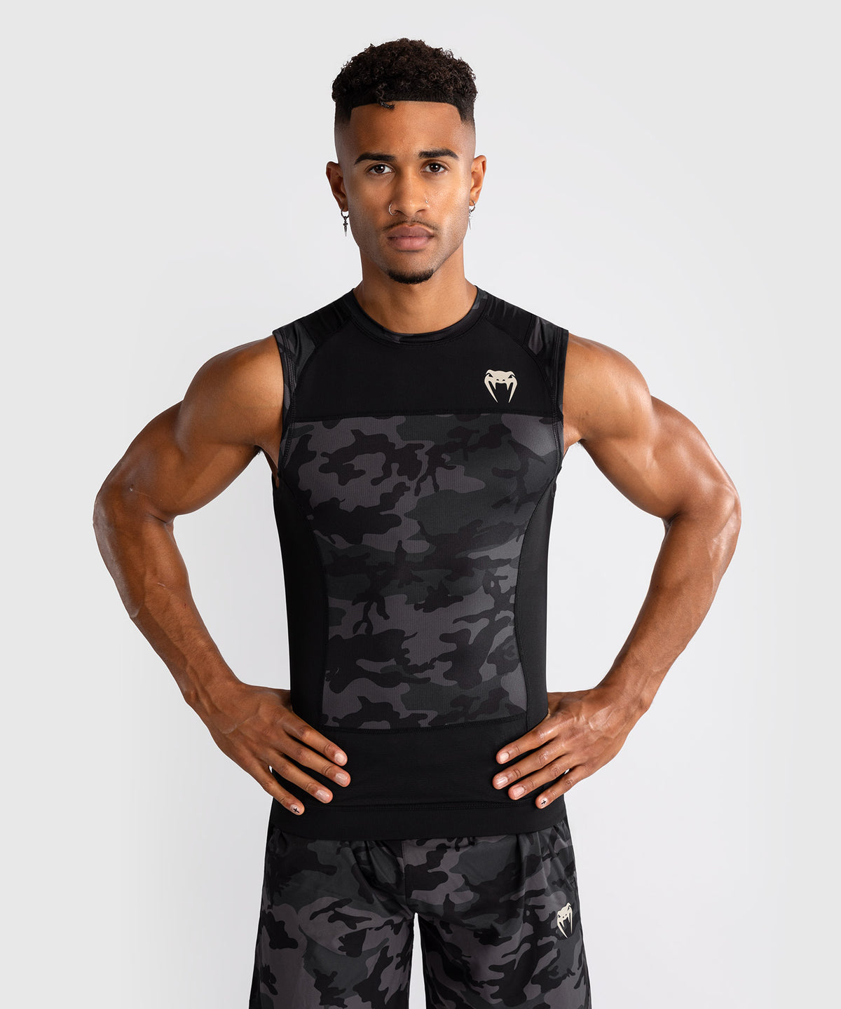 Venum G-Fit Air Herren Ärmelloses Rashguard - Digital Urban Camo