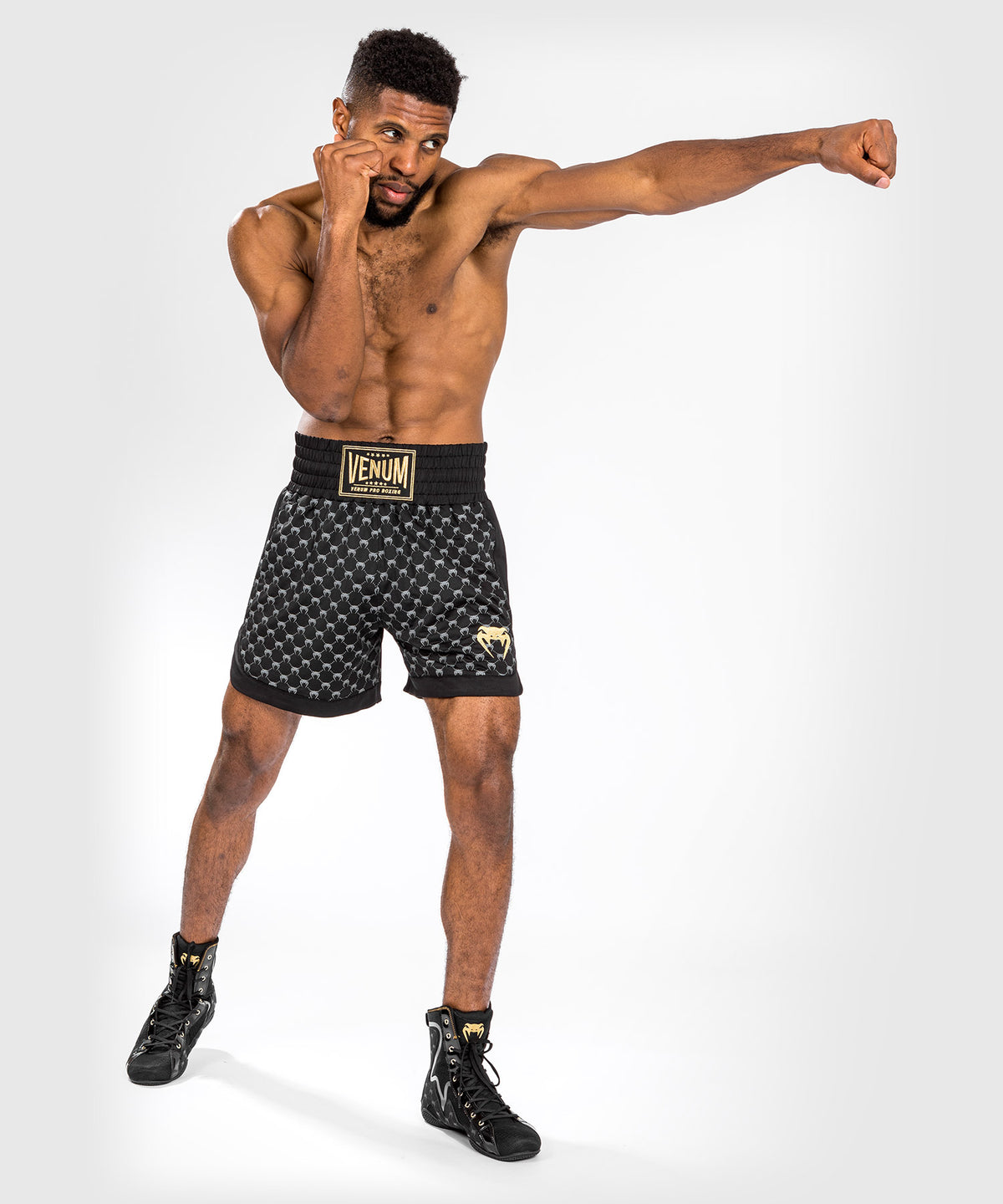 Short de Boxe Venum Monogram - Noir