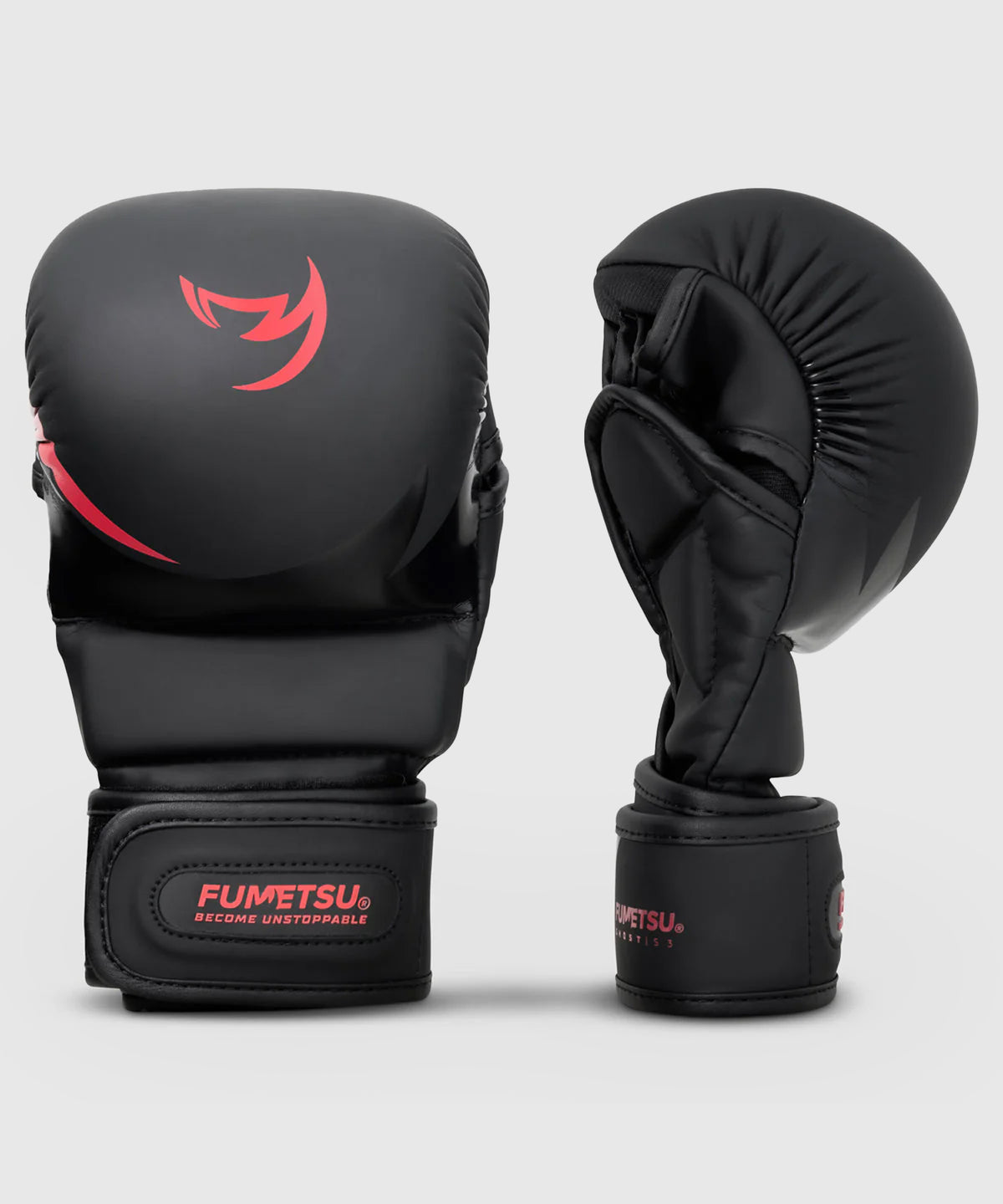 Fumetsu Ghost S3 MMA Sparring Gloves - Black/Red