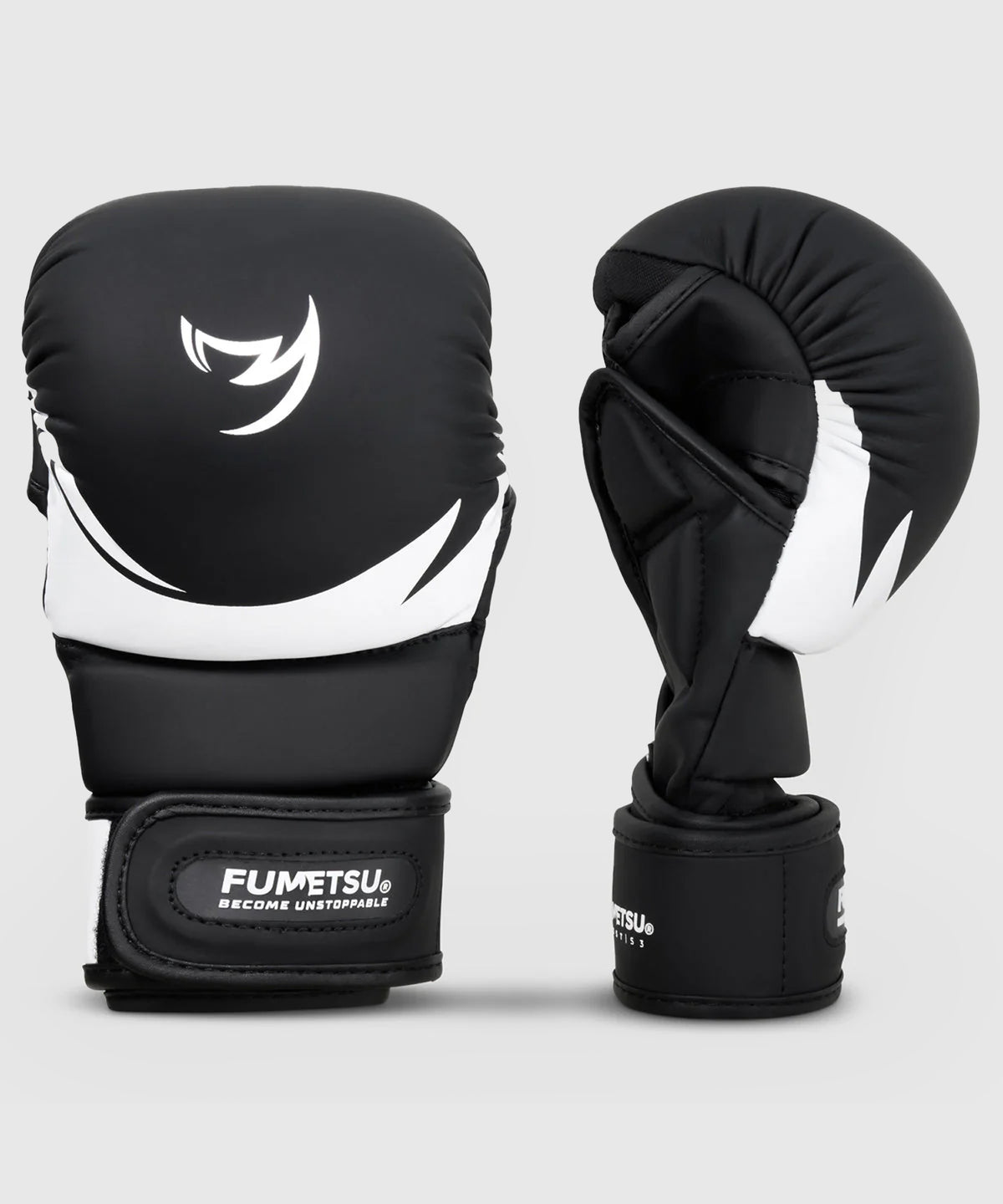 Fumetsu Ghost S3 MMA Sparring Gloves - Black/White