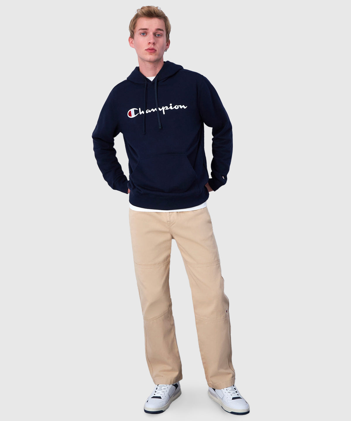 Champion Sweatshirt mit Kapuze Herren – Marineblau
