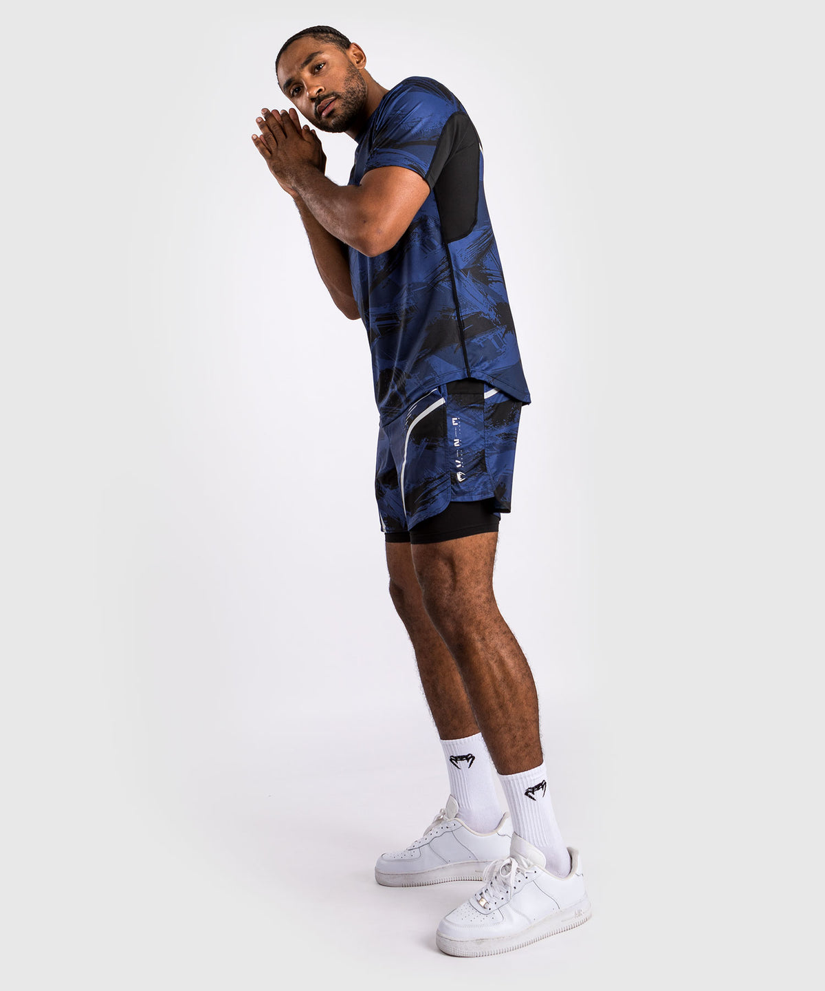 Venum Electron 3.0 Maglietta Dry-Tech - Navy