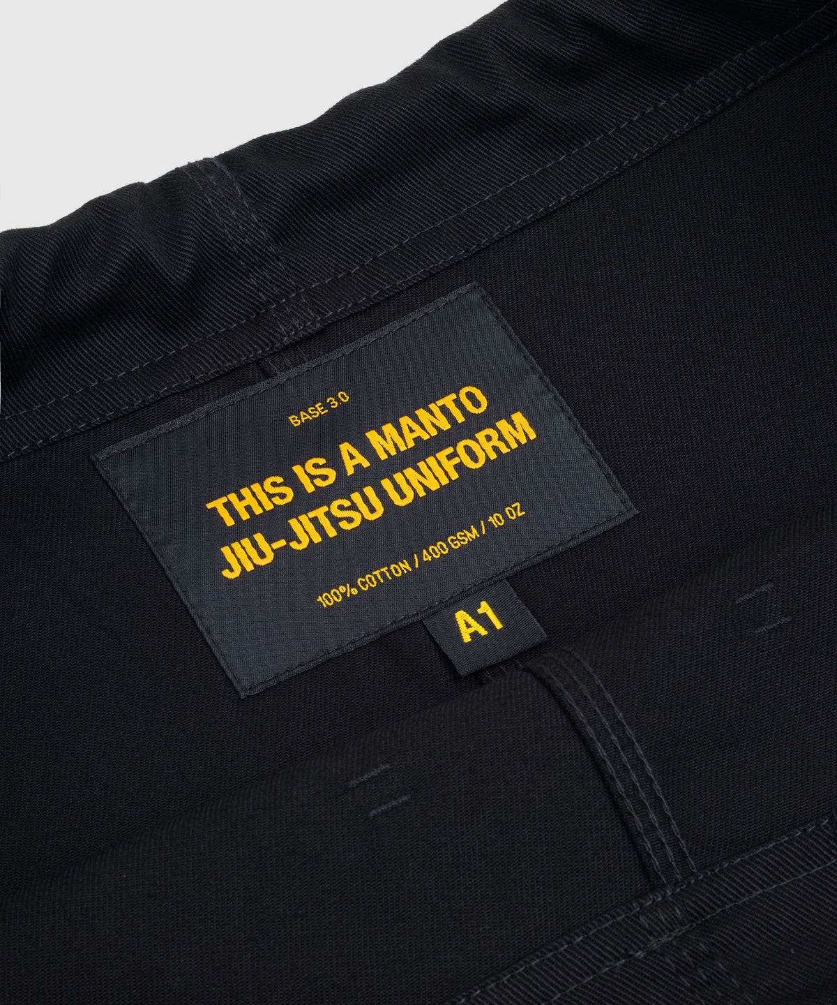 Manto Base 3.0 Kimono de BJJ - Negro/Naranja