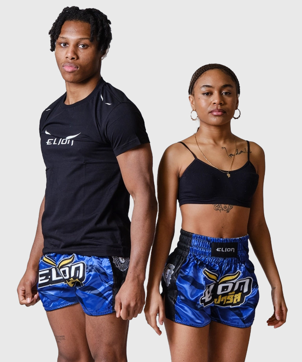 Elion Raja Muay Thai Shorts - Navy