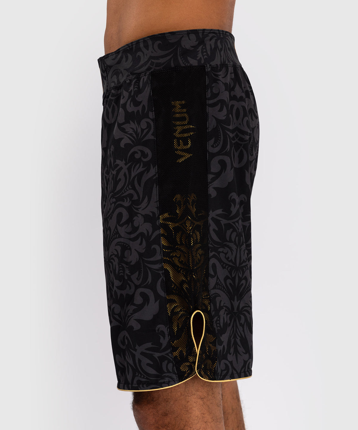 Venum x Topuria Unmatched Edition Fight Shorts - Black/Gold