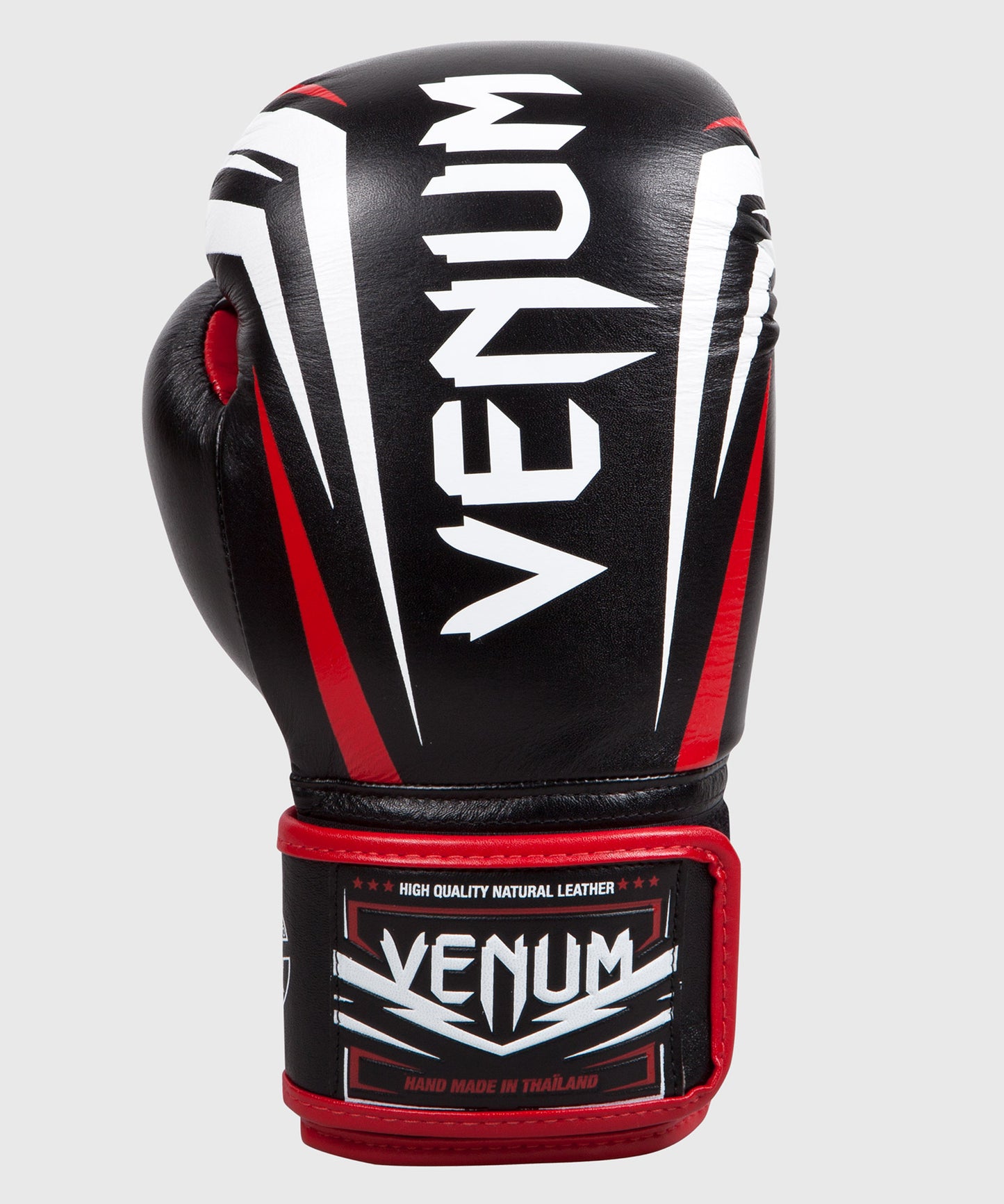 Venum Sharp Boxing Gloves - Nappa Leather - Black/White/Red