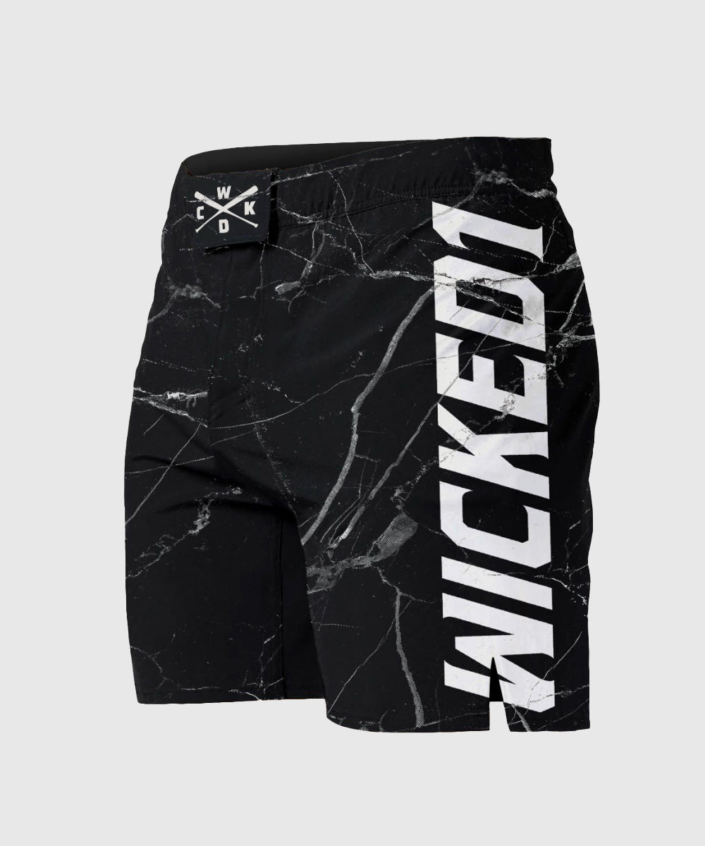 Wicked One Entrainement Broken Fightshorts - Schwarz