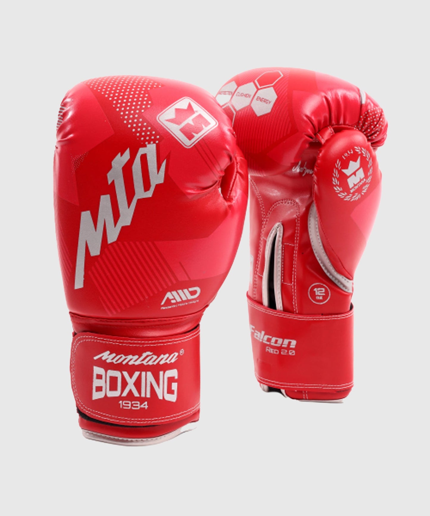 Montana Falcon Guantes de Iniciación MultiBoxeo Infantil - Rojo