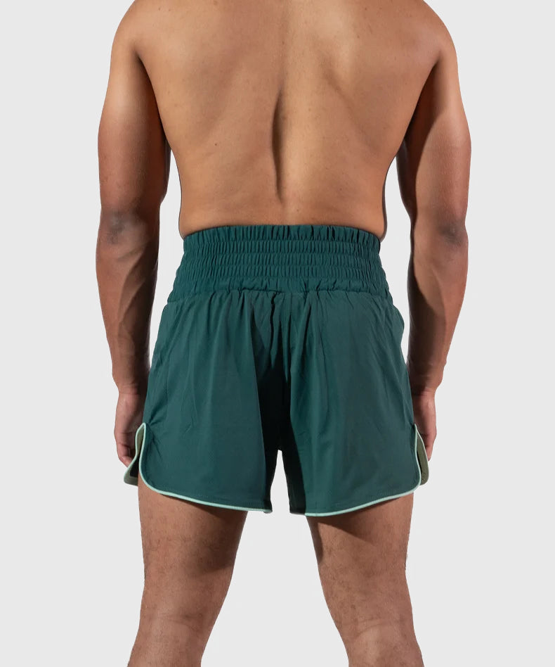 Metal Boxe One Deep Waters Muay Thai Shorts - Grün